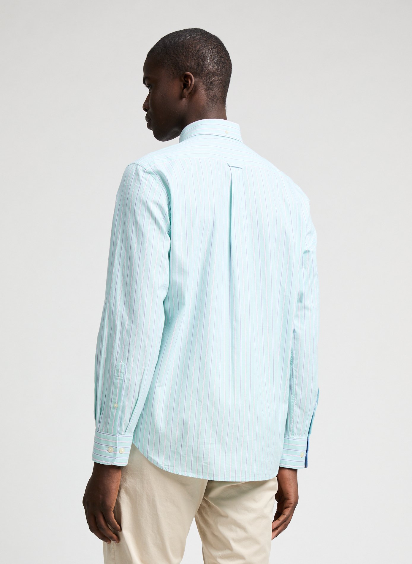 Chemise à rayures en coton FACONNABLE Bleu