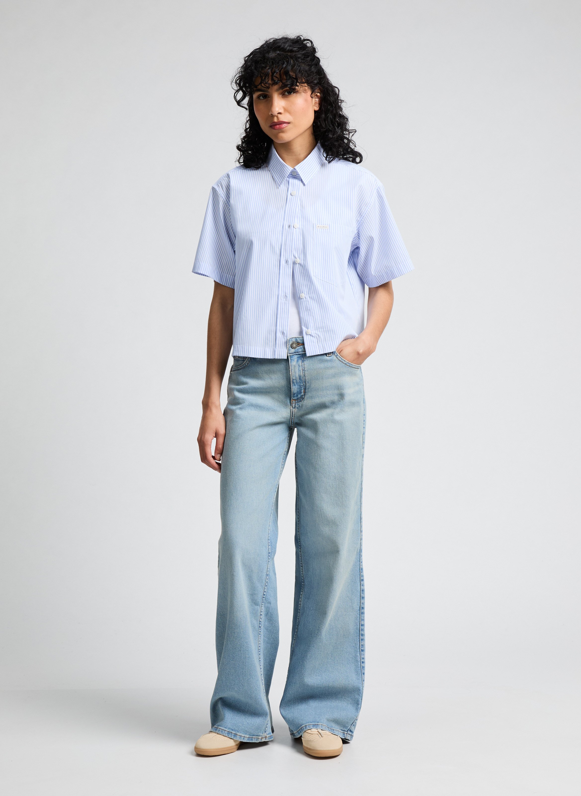 Linen shirt GUESS Multicolour