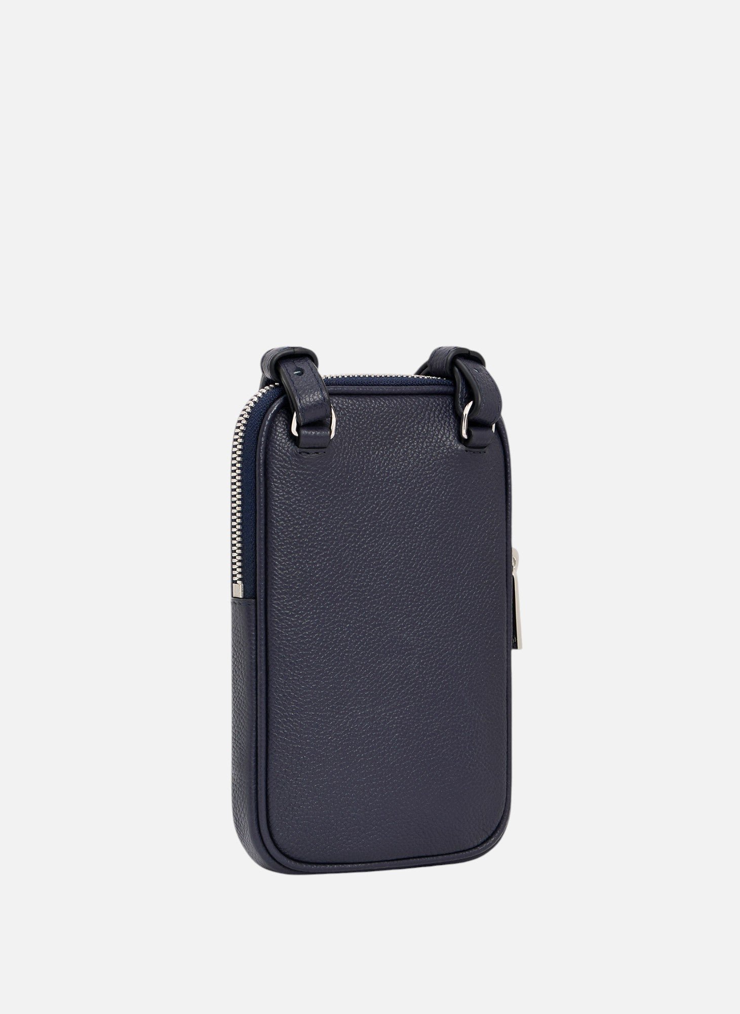 Etui téléphone en cuir grainé LE TANNEUR Bleu