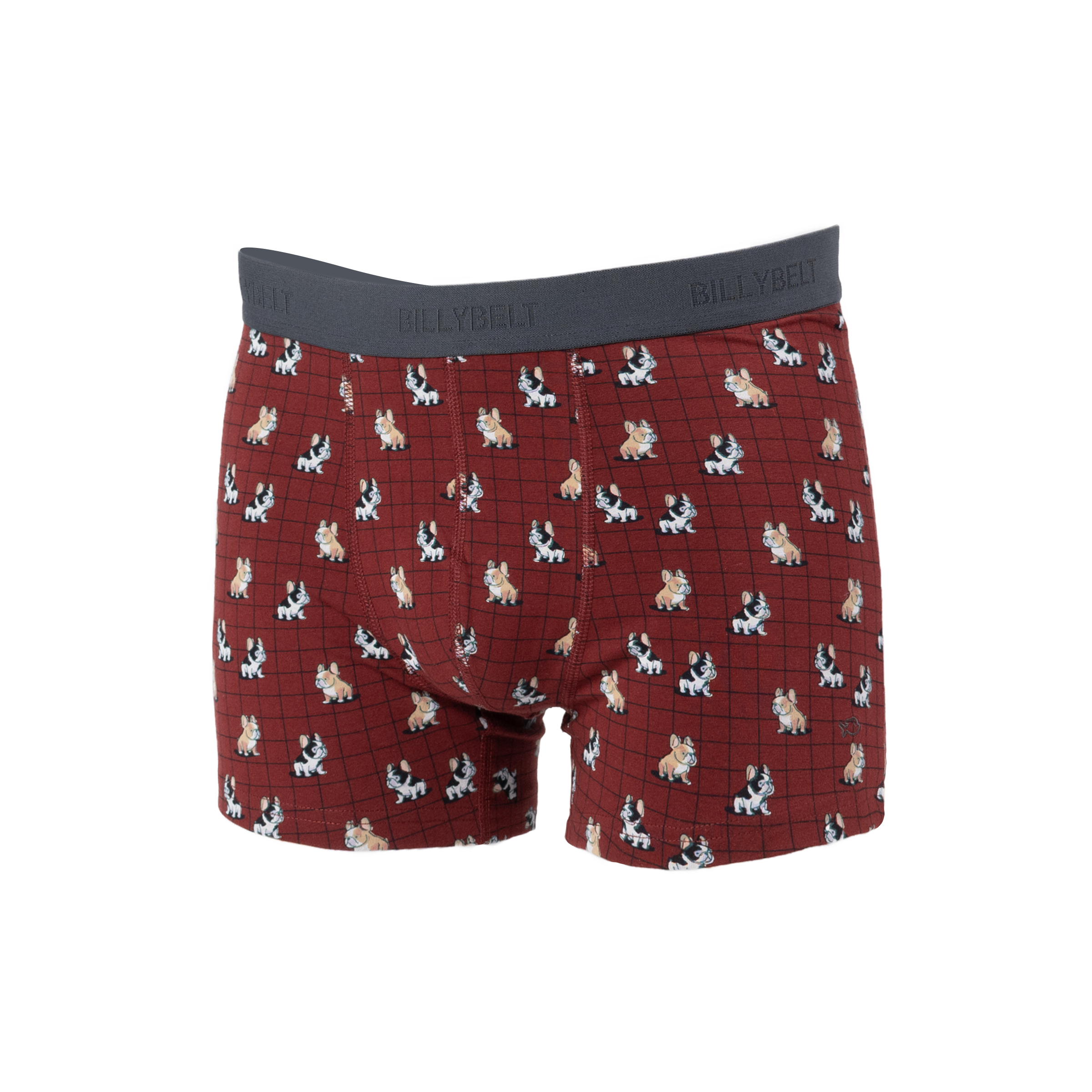 Boxer en coton biologique BILLYBELT Rouge