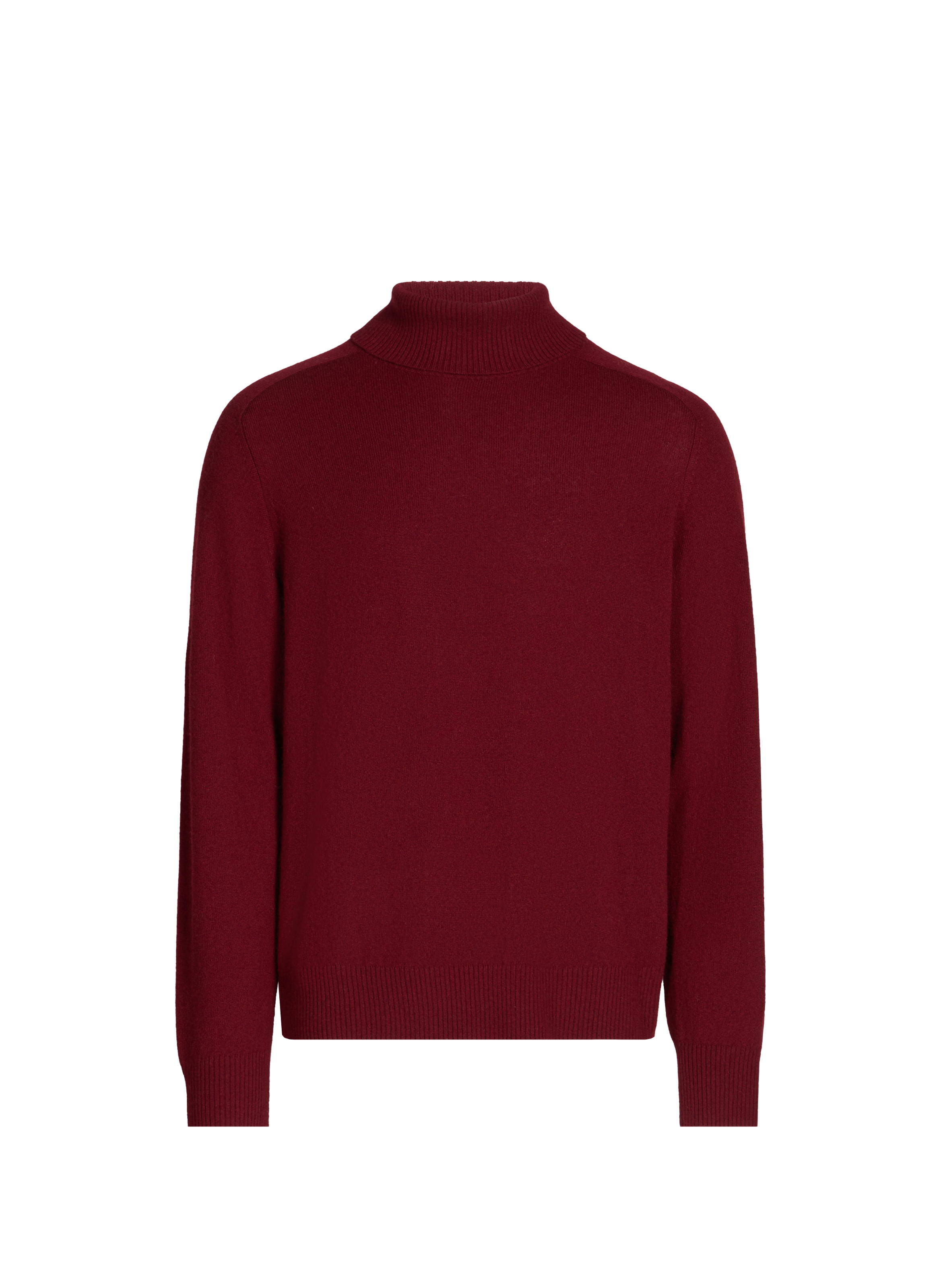 Pull Cawai col montant en cachemire SAISON 1865 Rouge