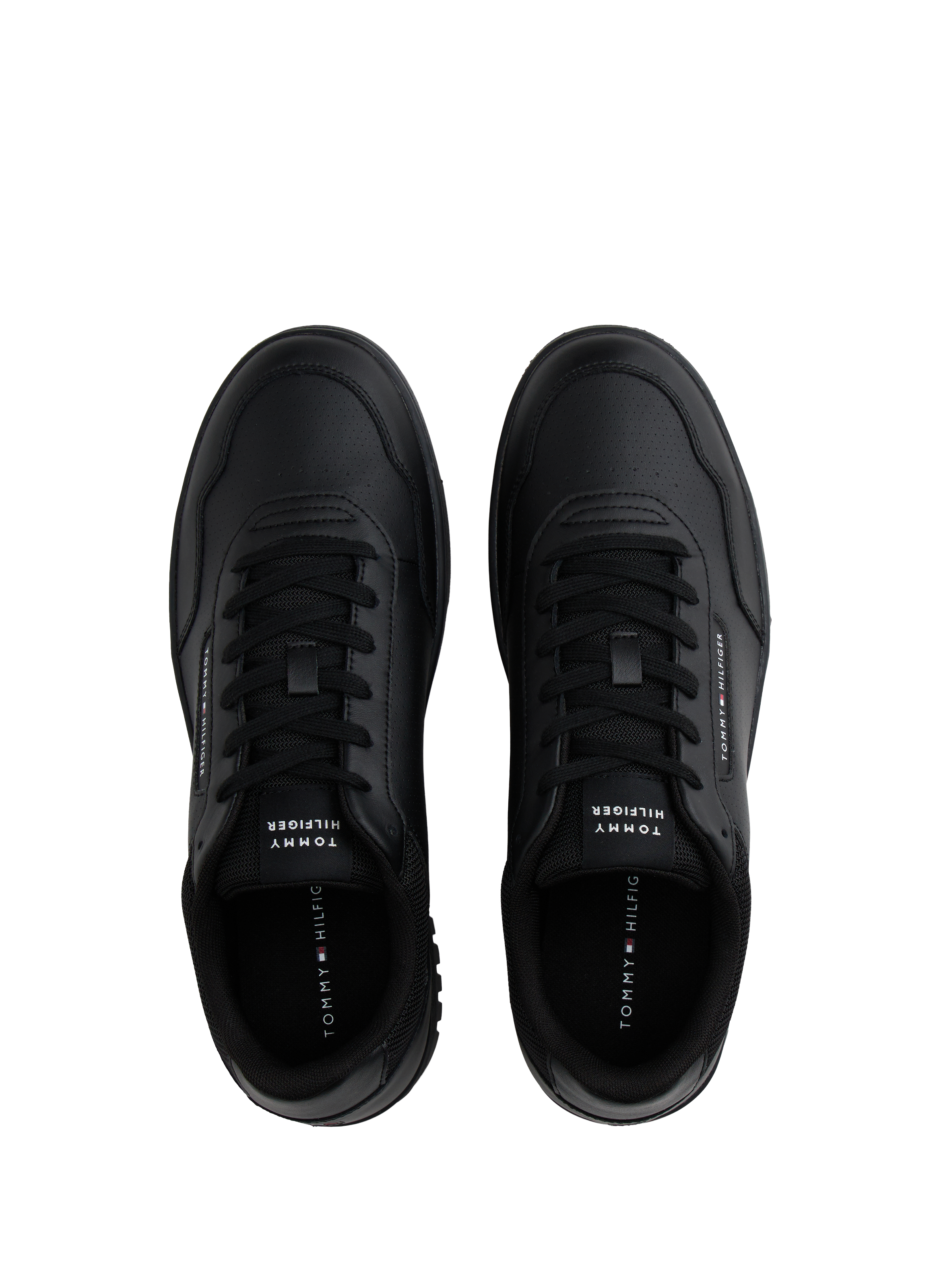 Leather sneakers TOMMY HILFIGER Black