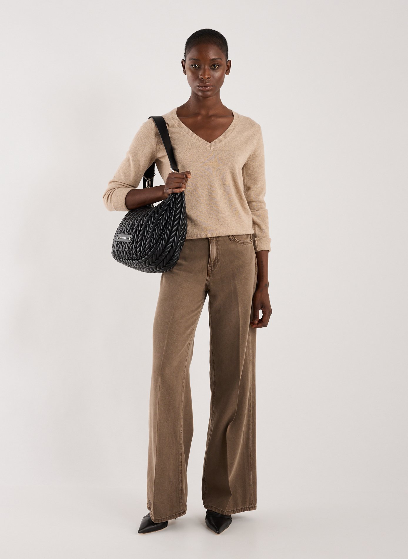 Sac à main K/Wave Hobo KARL LAGERFELD Noir