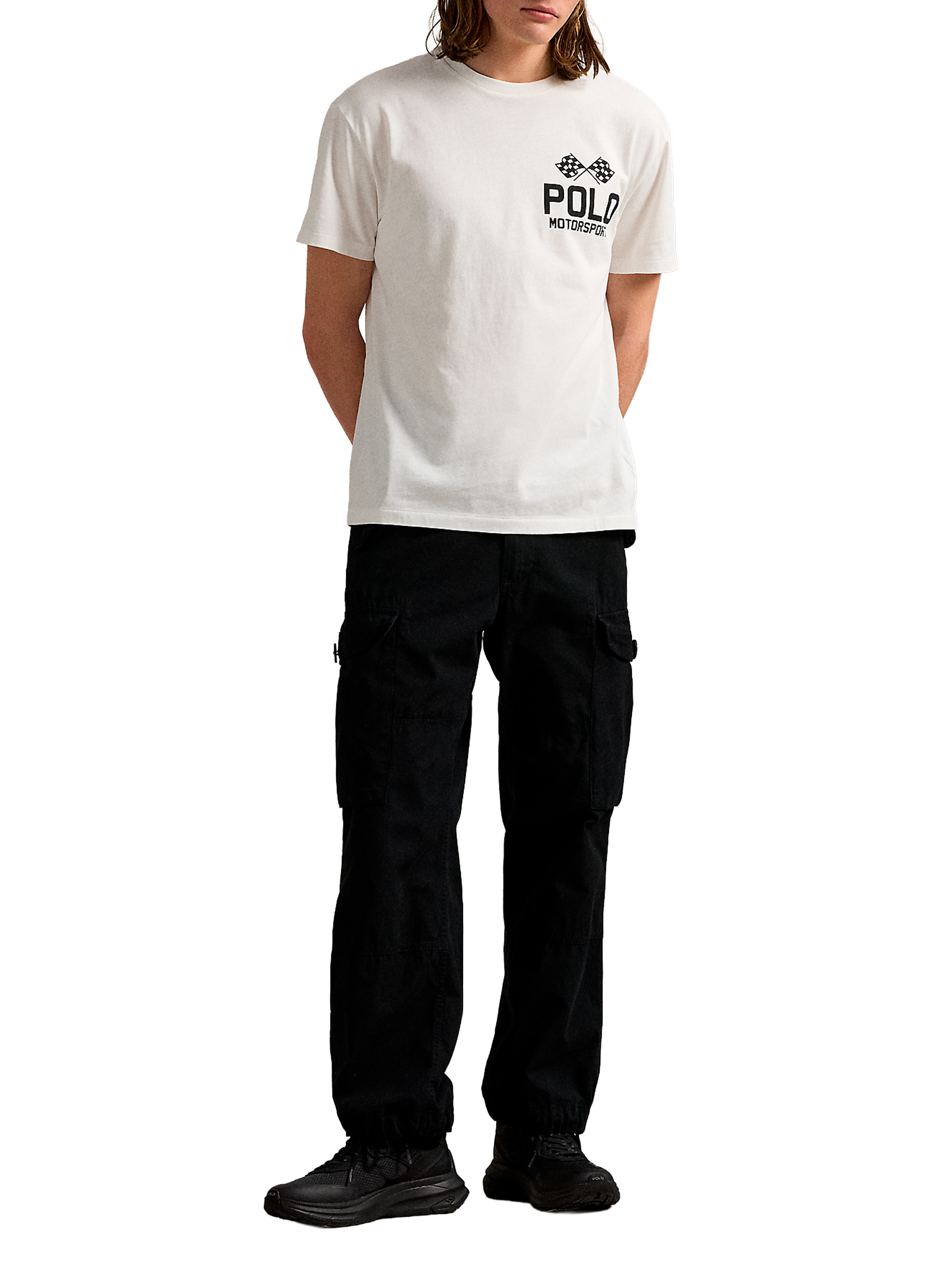 T-shirt droit en coton POLO RALPH LAUREN Blanc