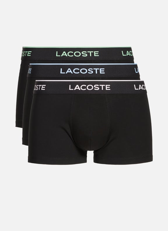 Set of three cotton-blend boxers LACOSTE Set of three cotton-blend boxers LACOSTE