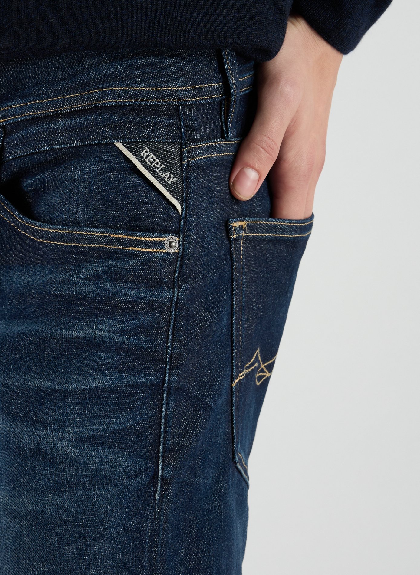 Jean droit Grover REPLAY Bleu