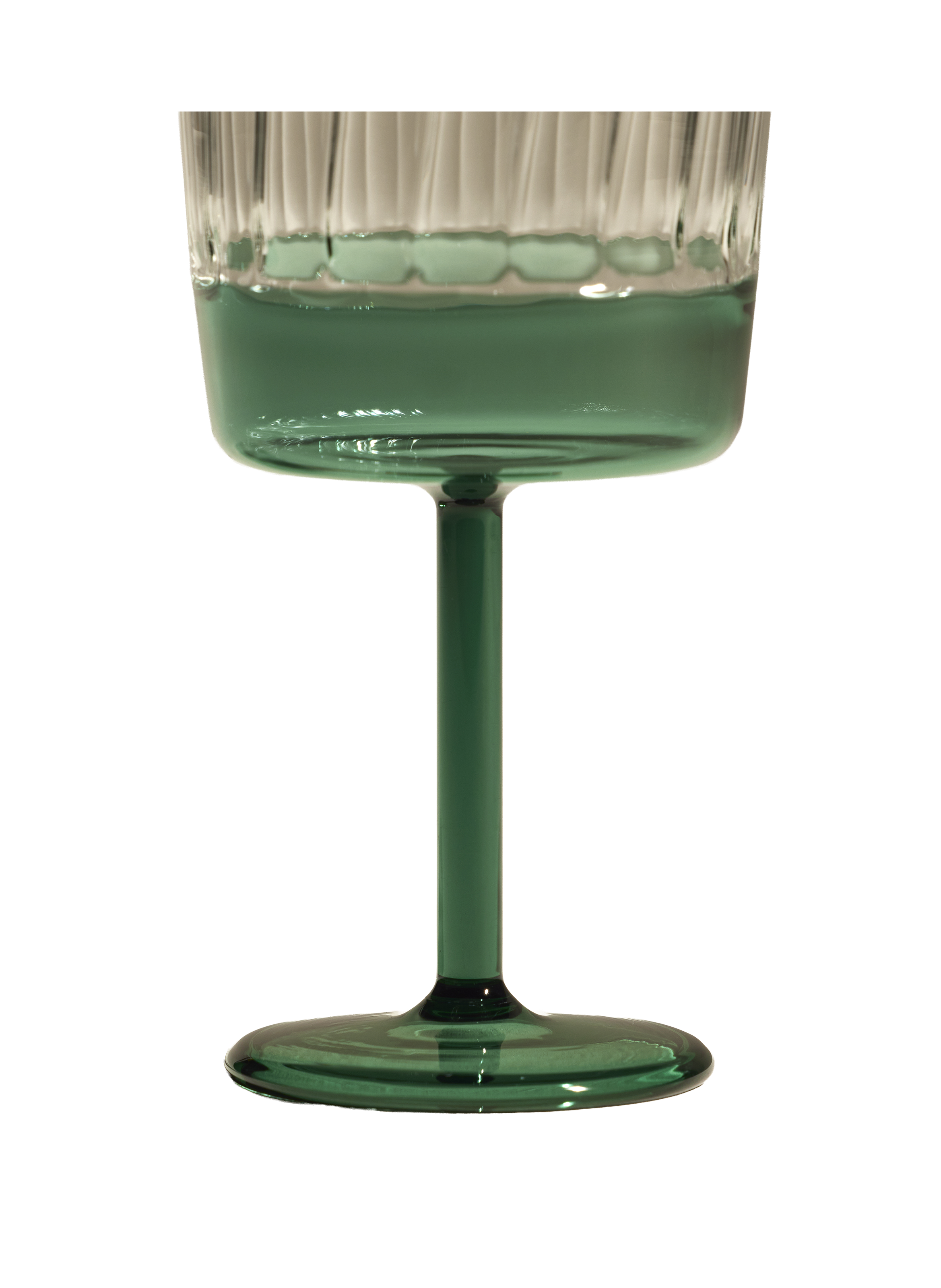 Verre à eau eclat MAISON SARAH LAVOINE Bleu