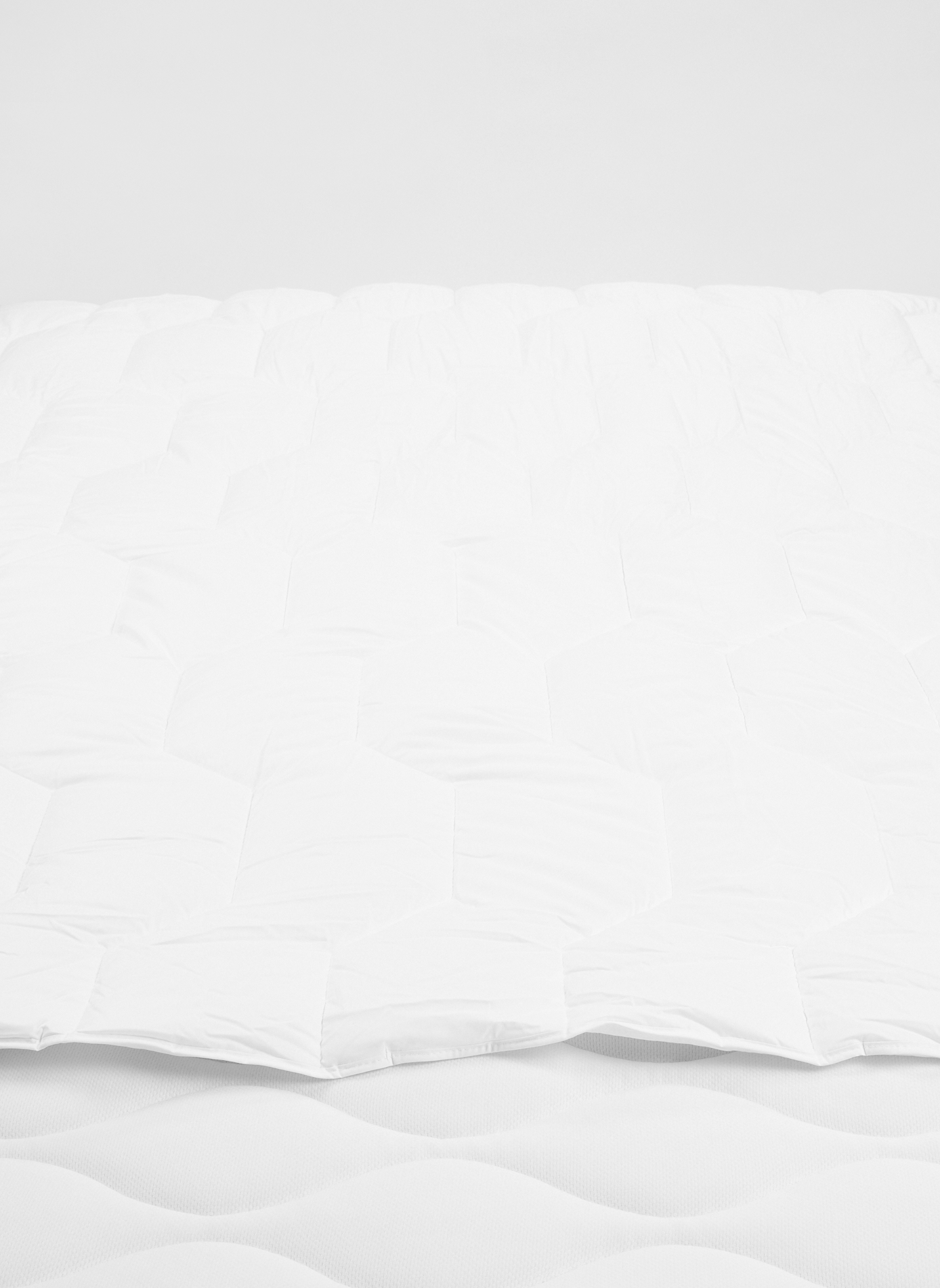 Couette synthétique tempérée en coton AU PRINTEMPS PARIS Blanc
