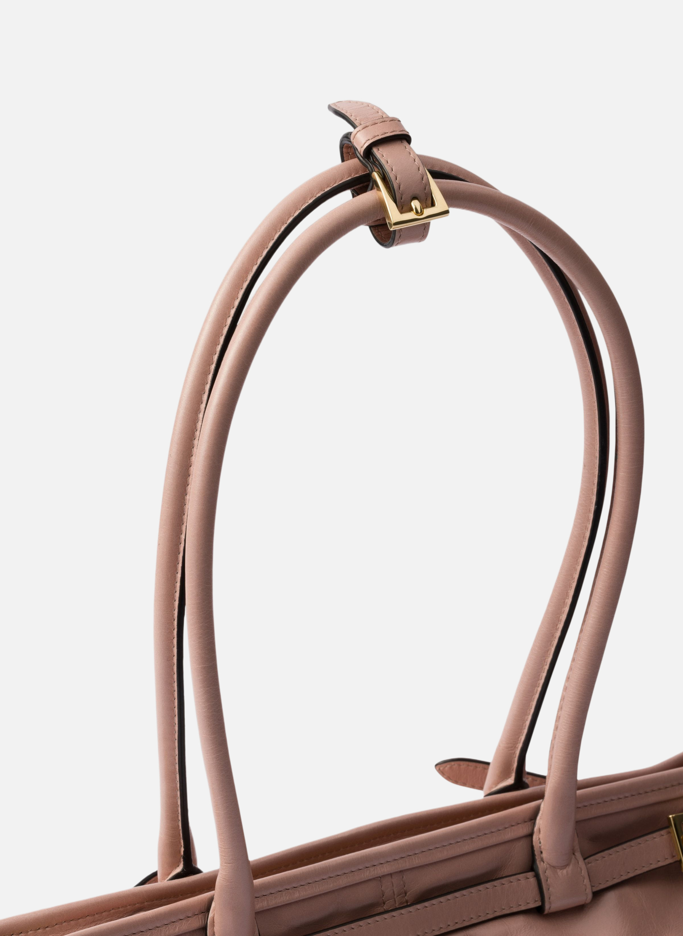 Sac à main prada bonnie en cuir PRADA Rose