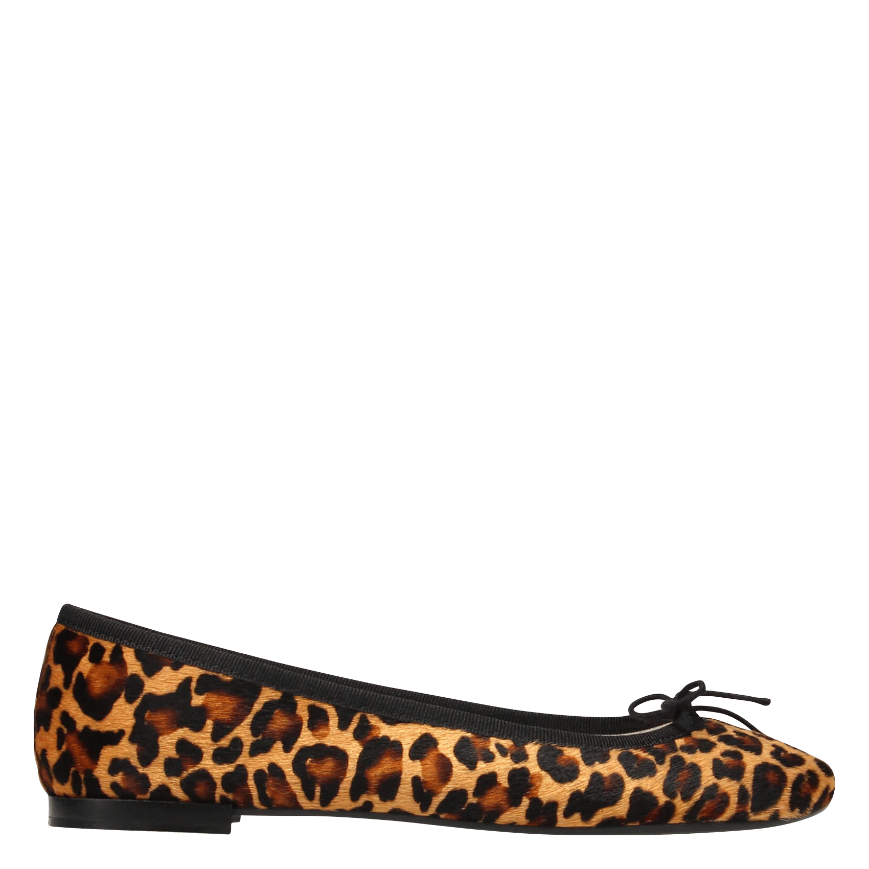 Ballerines à imprimé léopard cendrillon REPETTO Marron