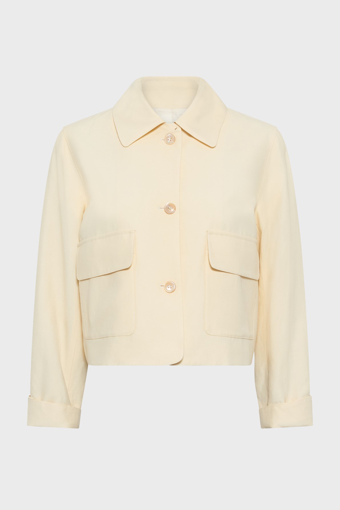 Veste courte à col chemise - tilda GERARD DAREL Jaune