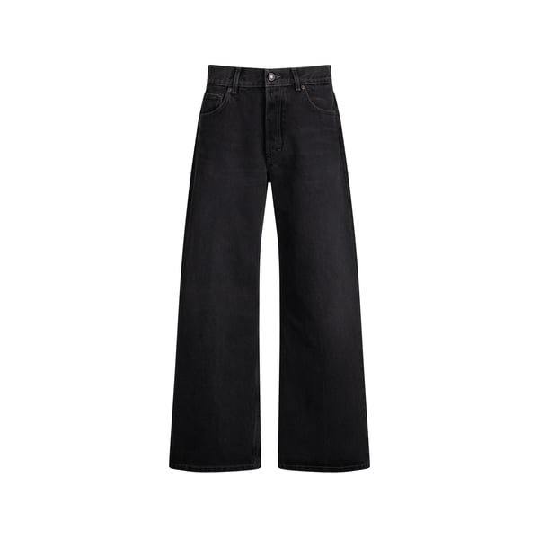 Pantalon large velours côtelé Gion en coton Pantalon large velours côtelé Gion en coton
