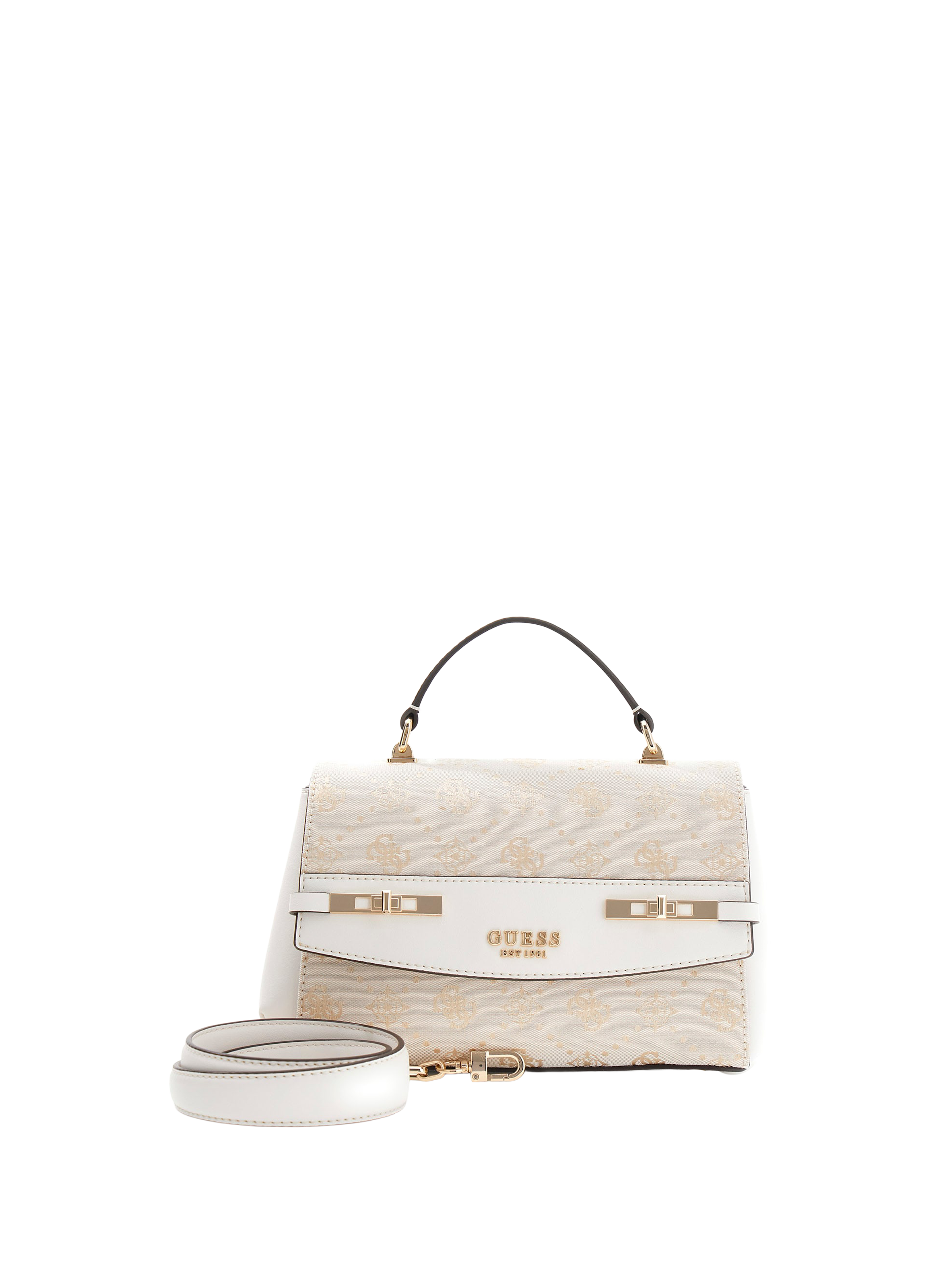 Melinda printed handbag GUESS Beige