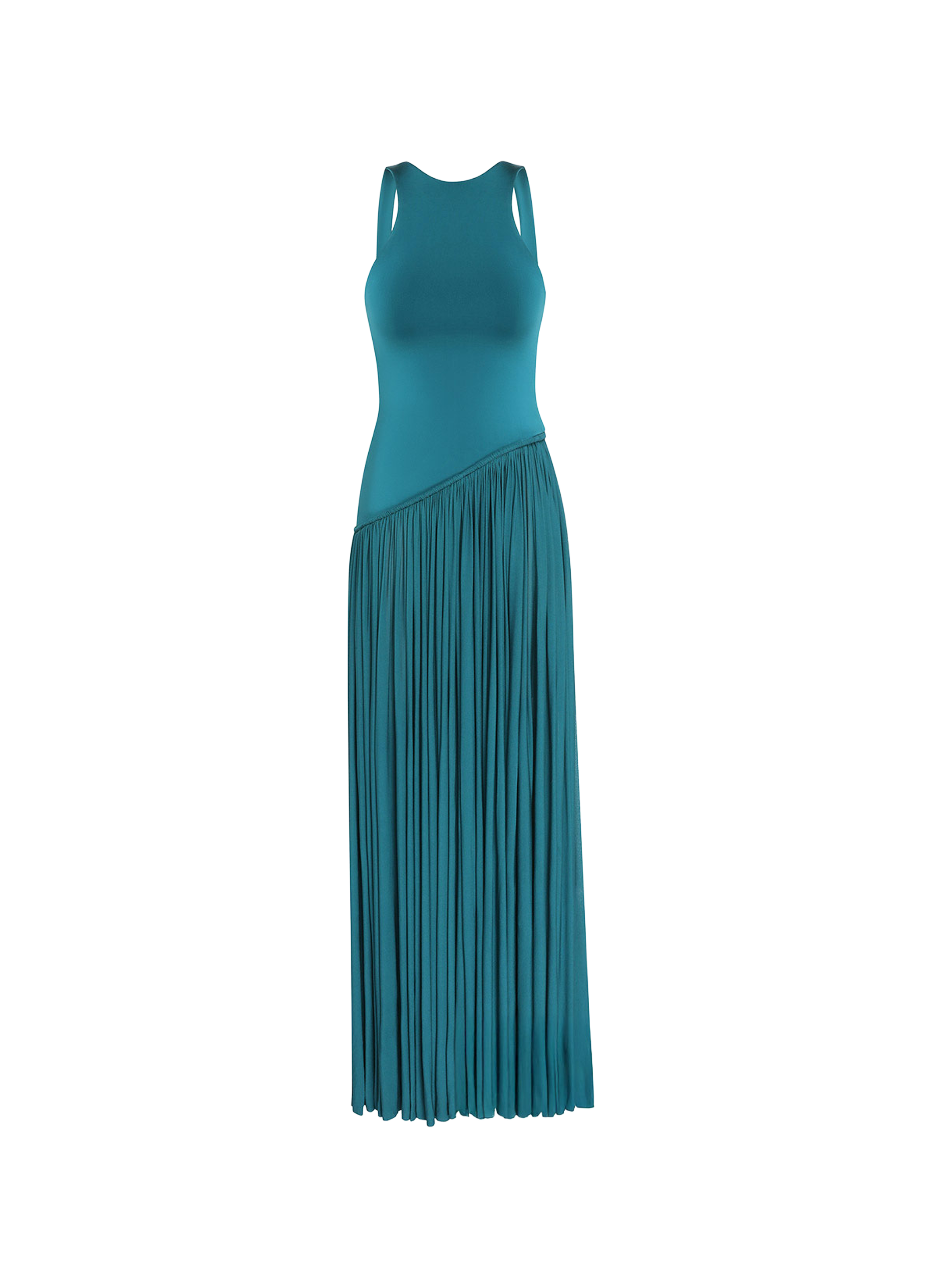 Robe Luna asymétrique sans manches ZIMMERMANN Bleu