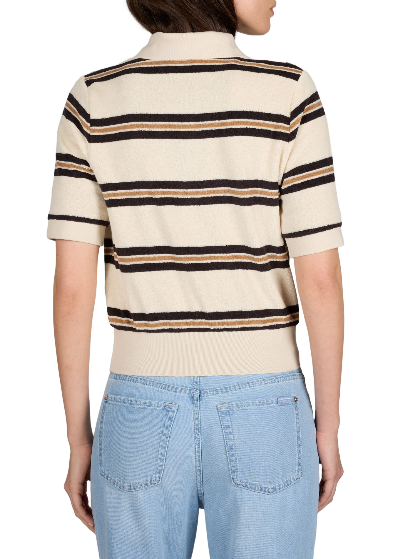 Polo rayé Crixus à manches courtes en coton mélangé BELLEROSE Multicolore