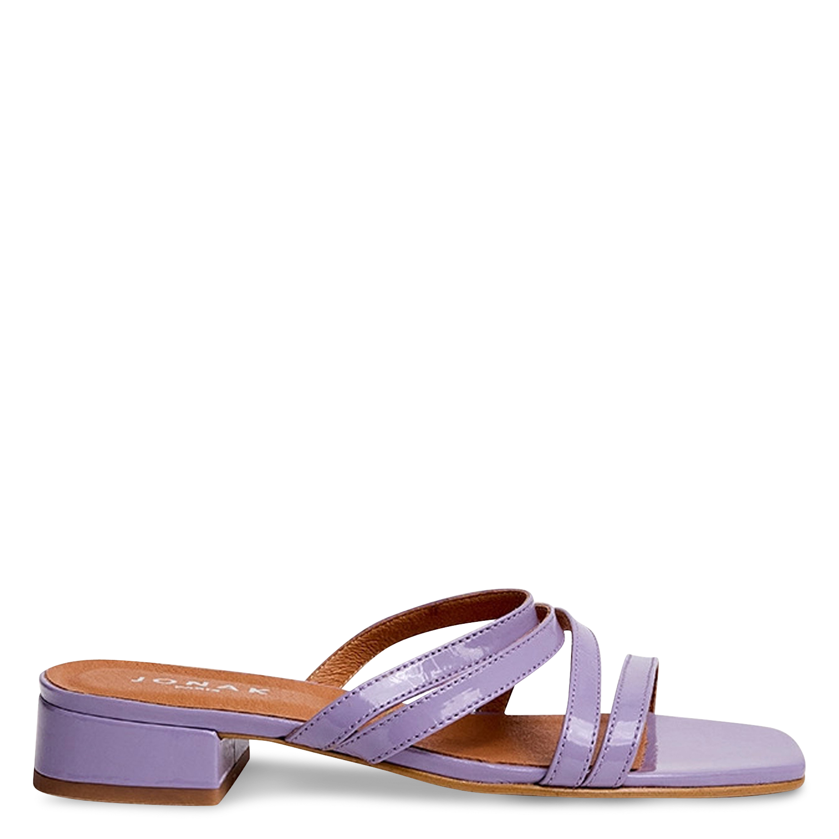 Sandales hautes en cuir alpilles JONAK Violet