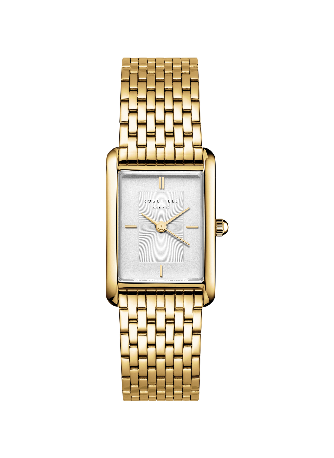 Montre analogique Heirloom en acier inoxydable ROSEFIELD Blanc