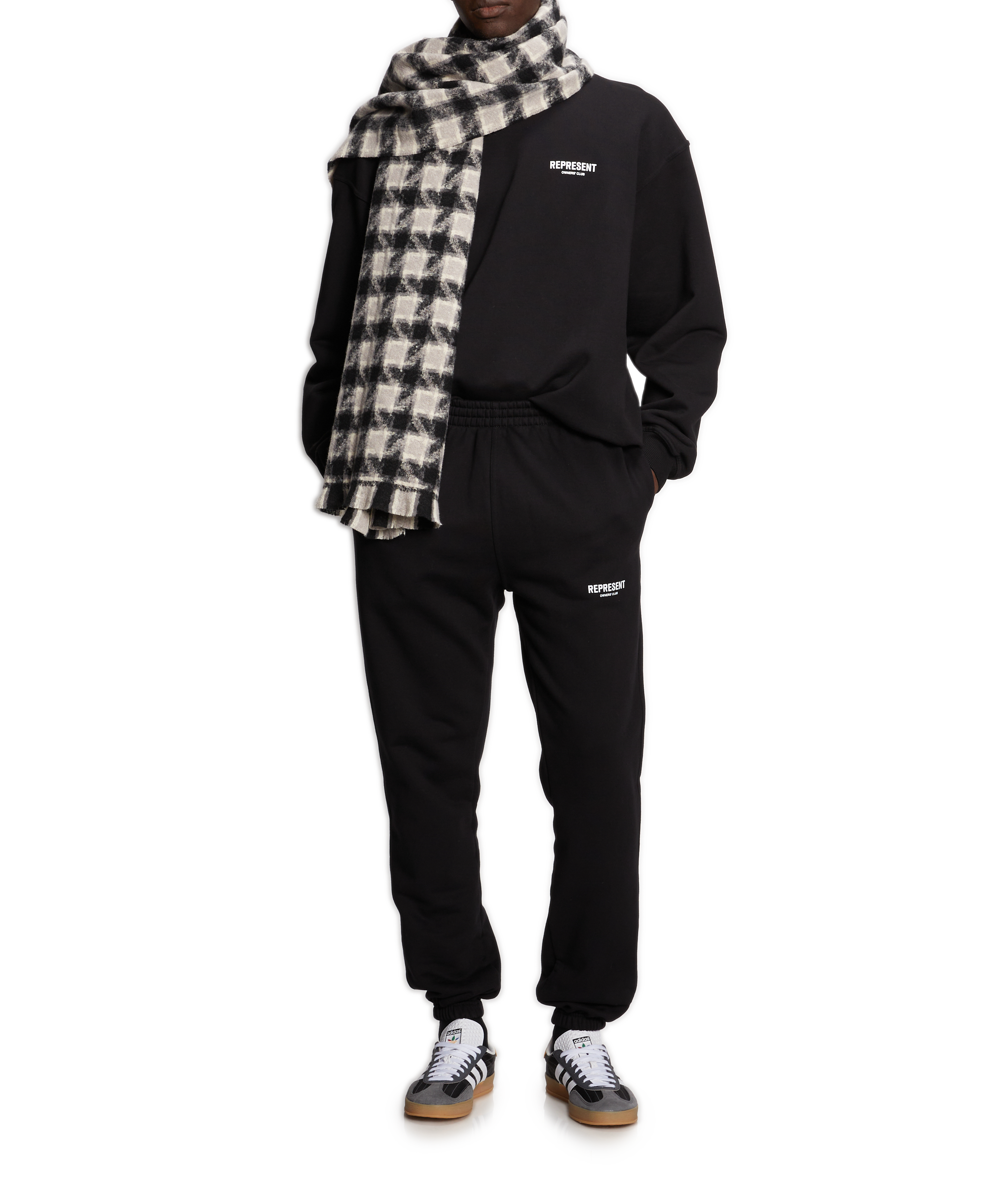 Sweatshirt en coton  REPRESENT Noir