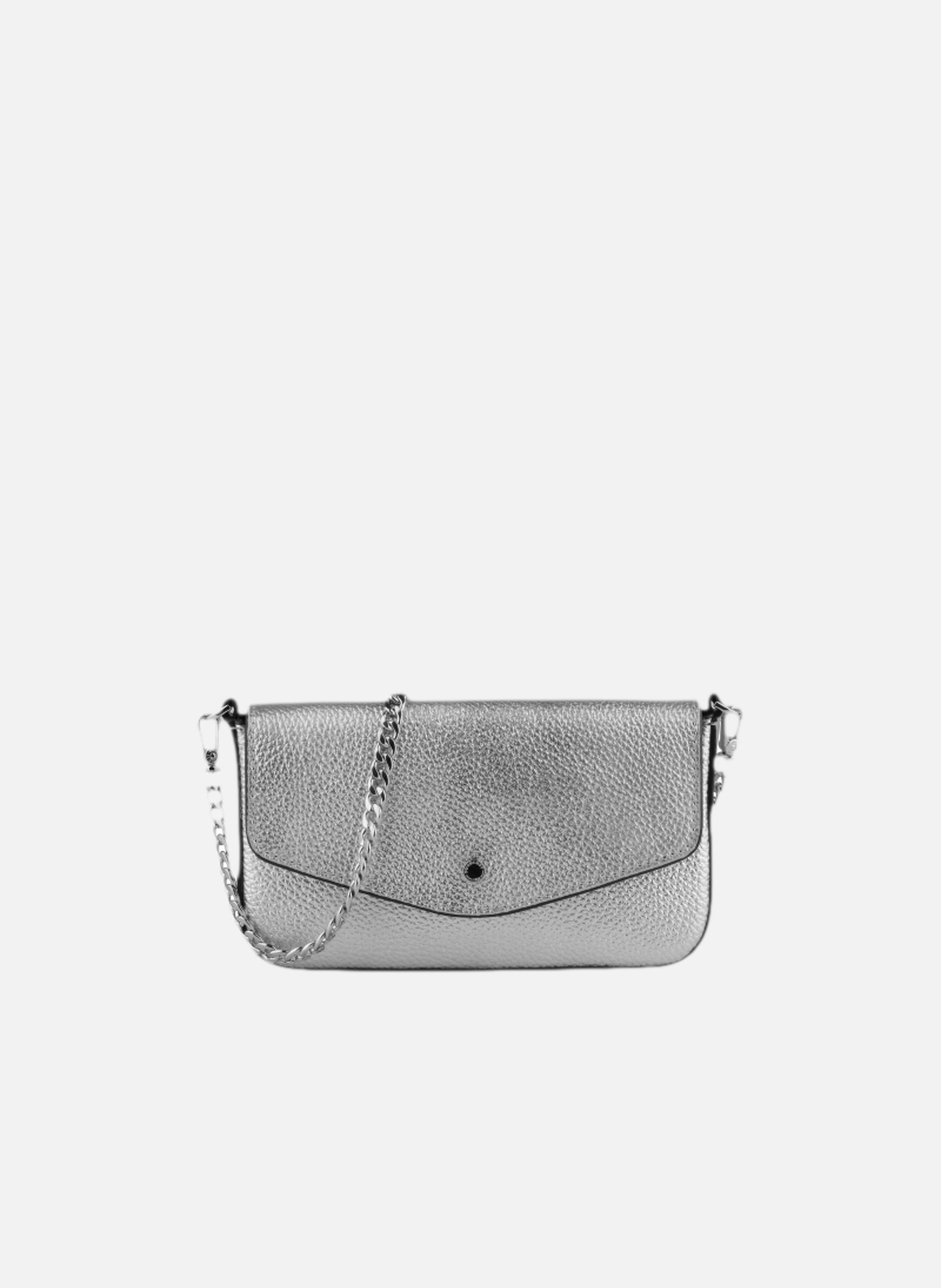 Club | bandoulière de sac en toile coton POURCHET Argent