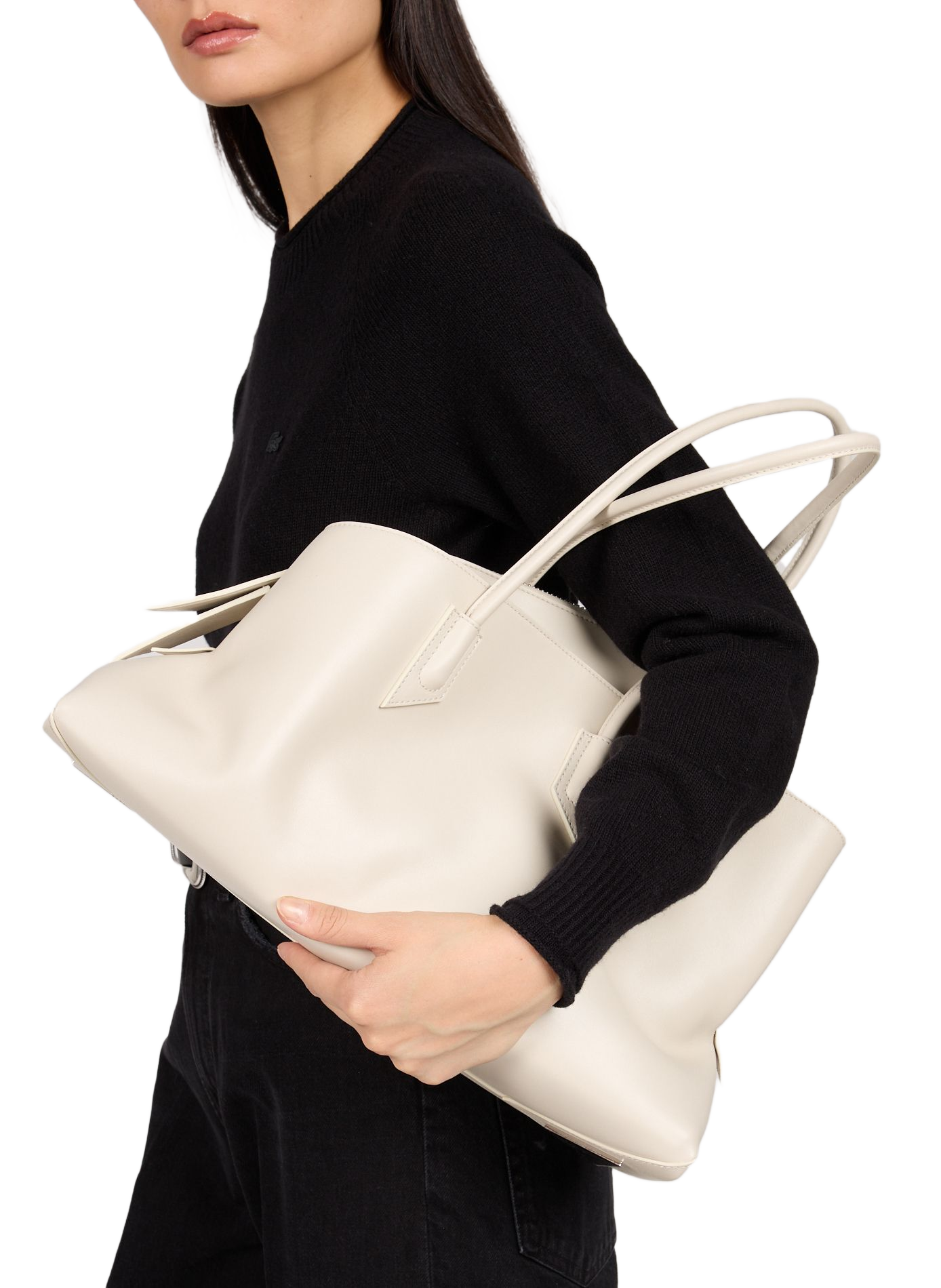 Handbag La Passeggiata Medium in calfskin THE ATTICO White
