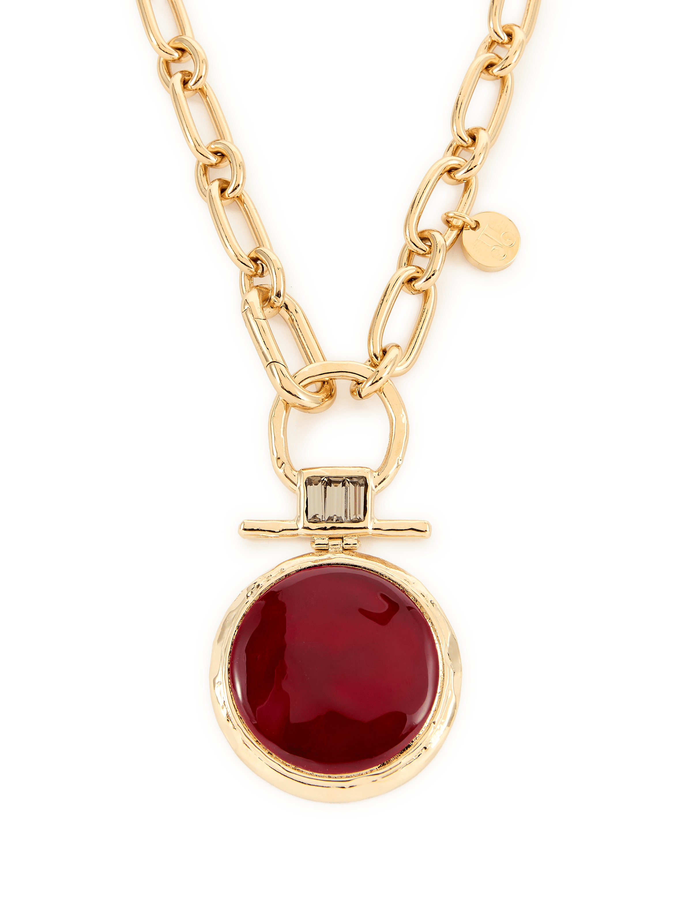 Shen Loop Chain Necklace LA DOUBLEJ Red