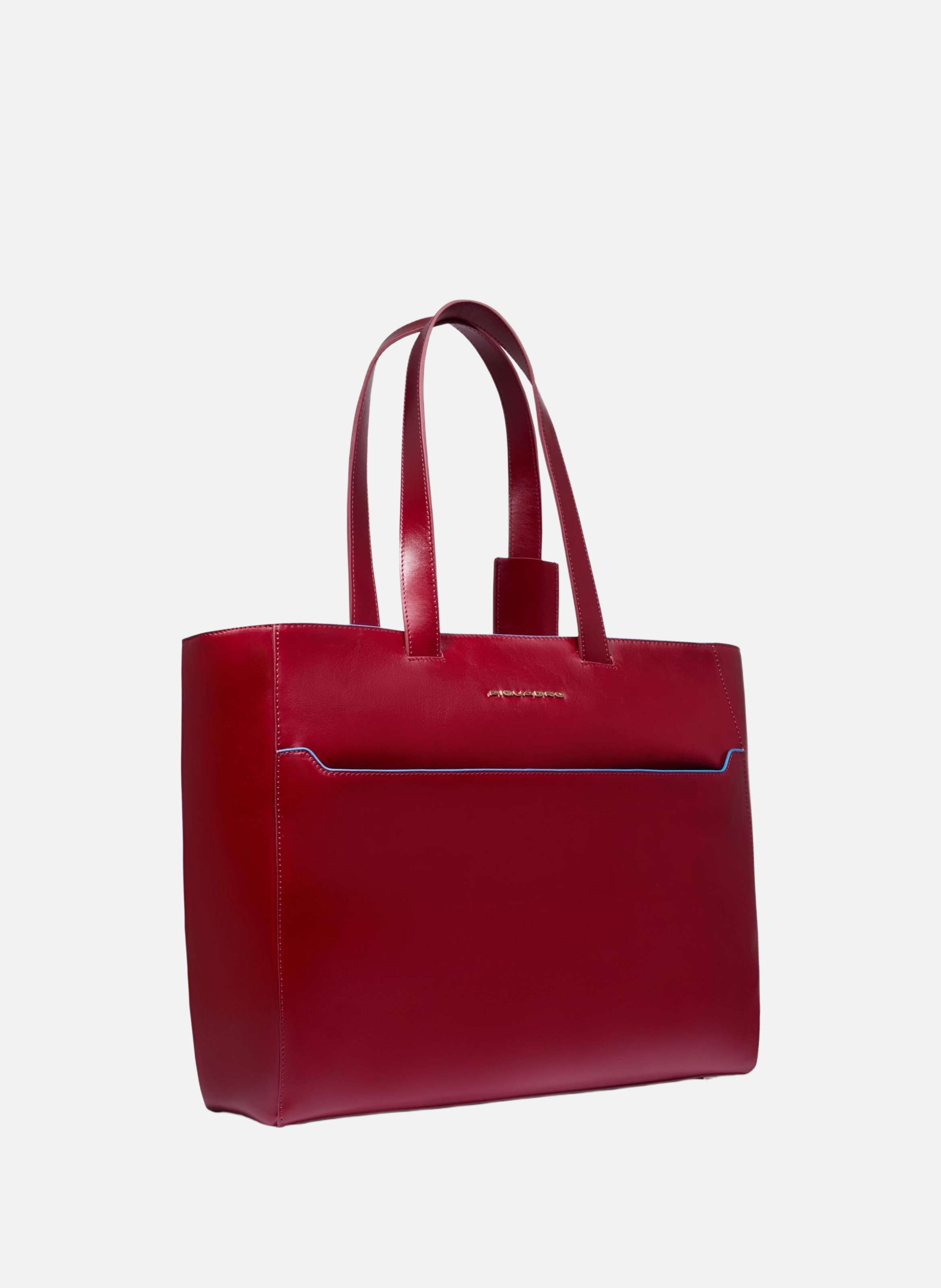 Cabas d'ordinateur femme 15,6" PIQUADRO Rouge