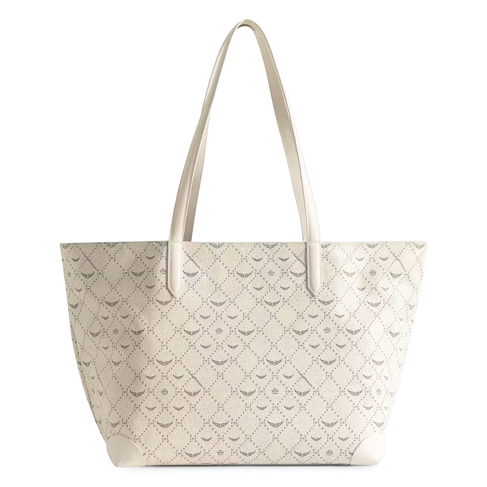 Bedrukte boodschappentas z shopper ZADIG&VOLTAIRE Wit