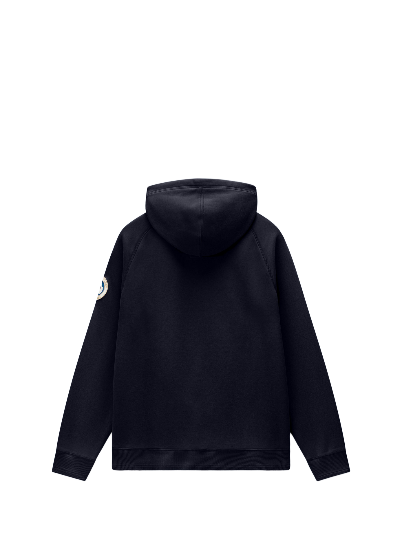 Straight embroidered hooded sweatshirt NAPAPIJRI Blue
