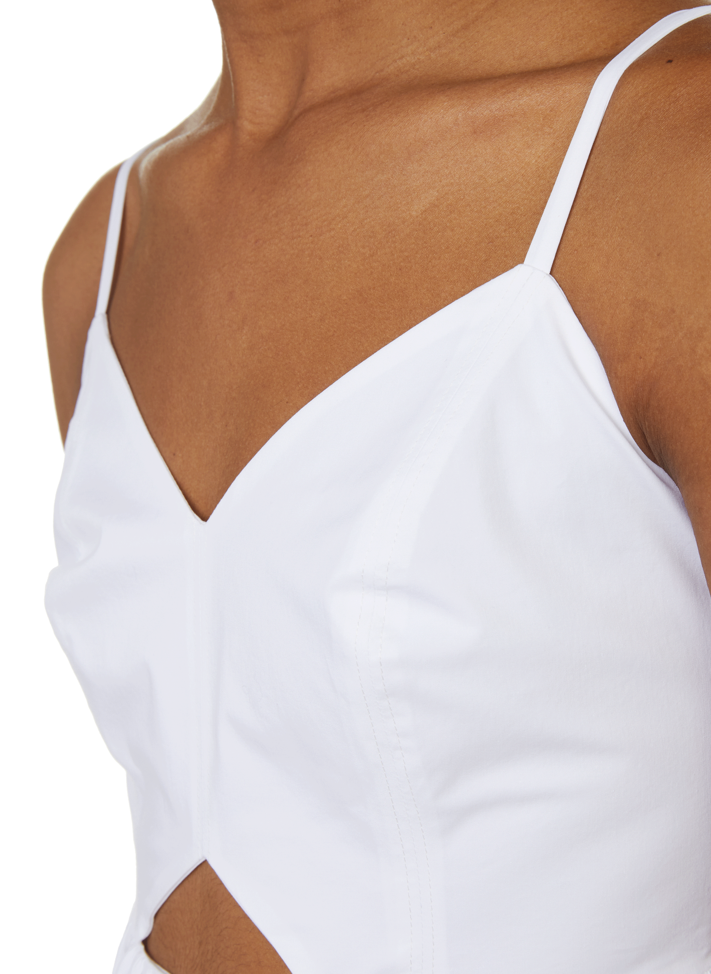 Cotton maxi dress SAISON 1865 White