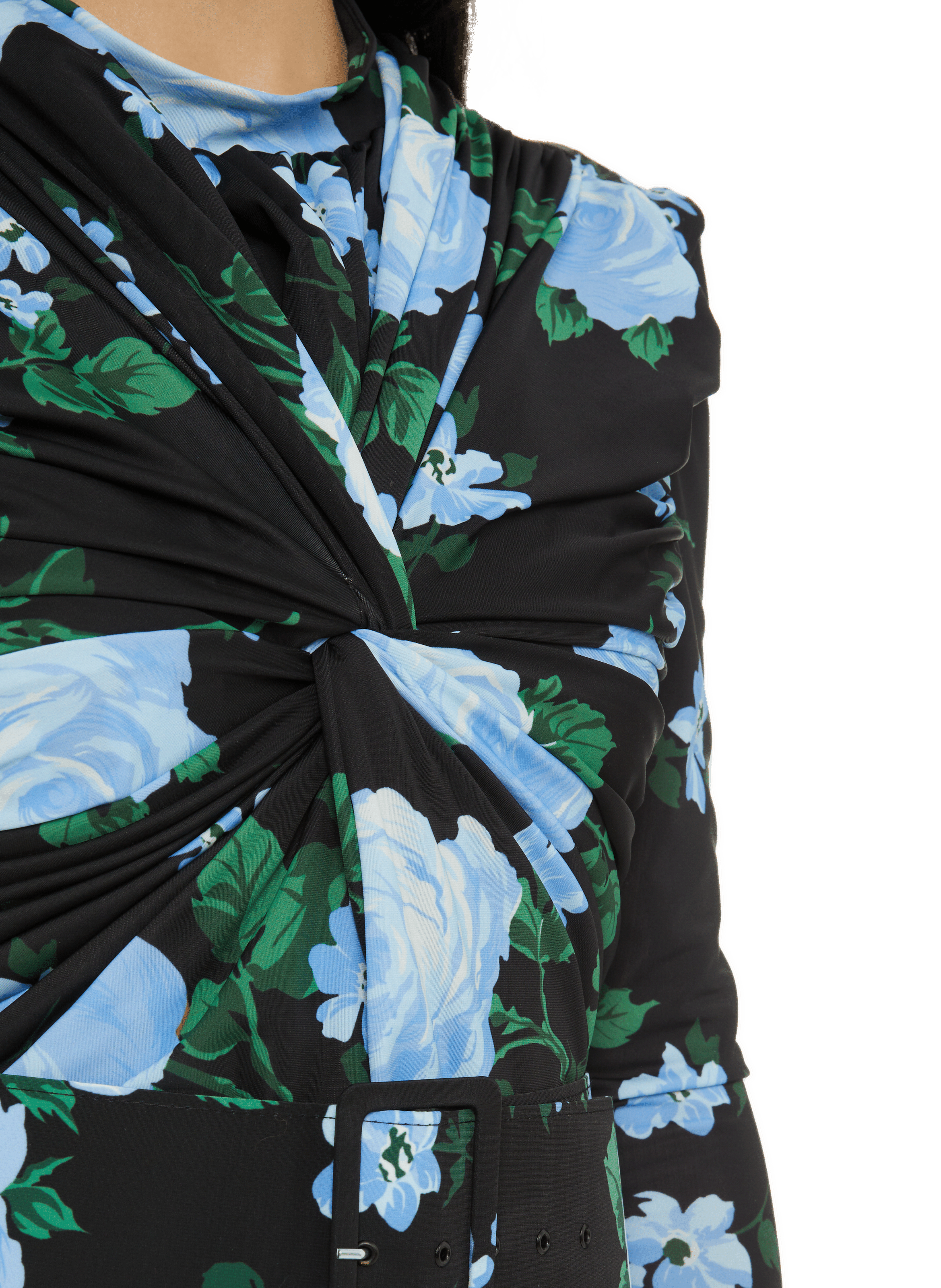 Robe midi plissé RICHARD QUINN Multicolore