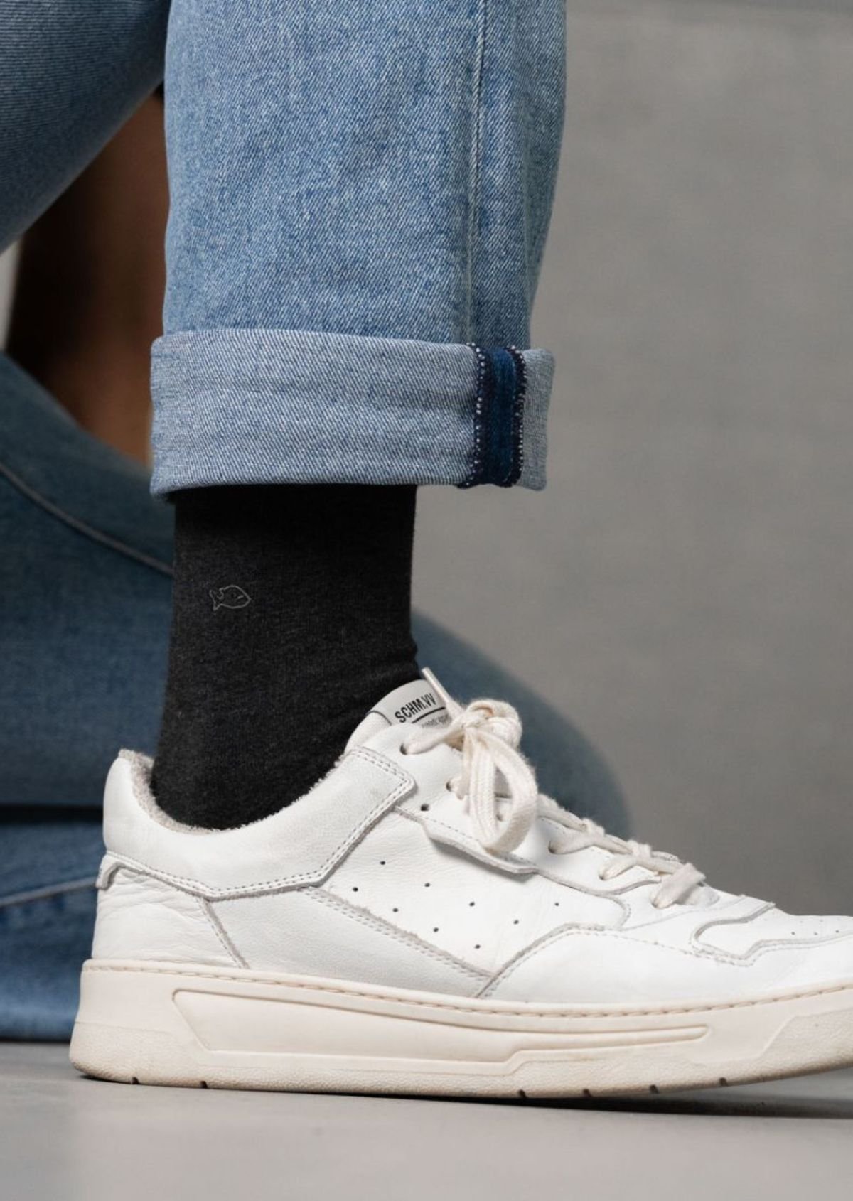 Chaussettes en bambou Gris