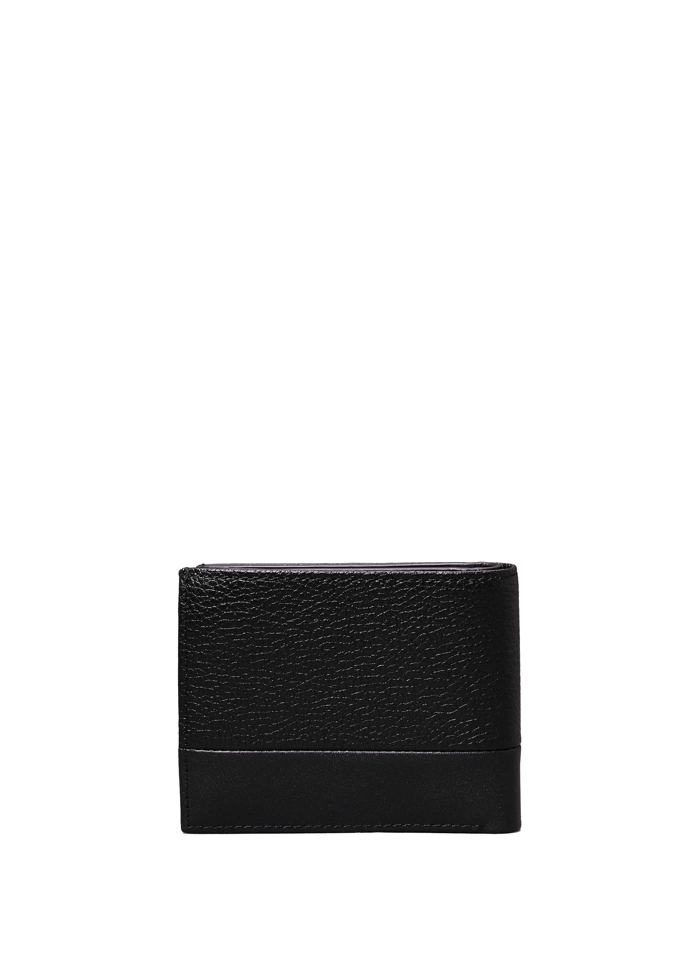Portefeuille en cuir CALVIN KLEIN Noir