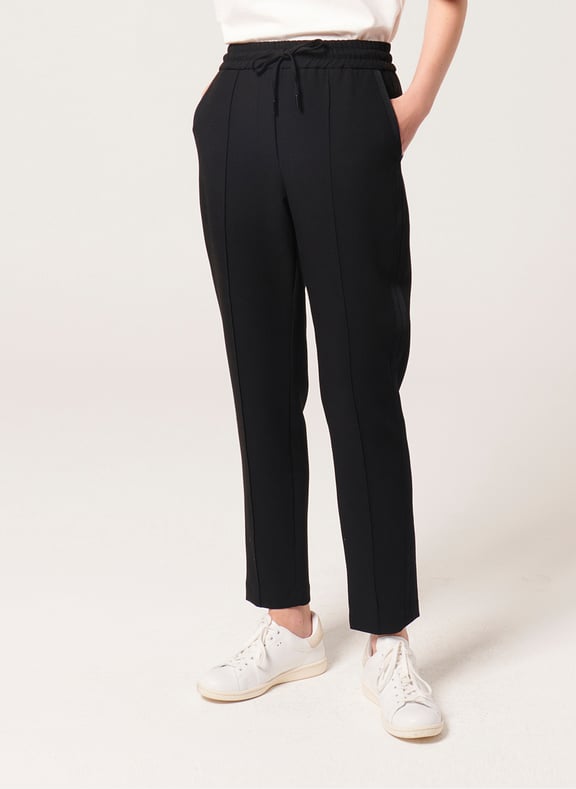 Pantalon noir droit - piel Noir by ZAPA ZAPA Pantalon noir droit - piel Noir