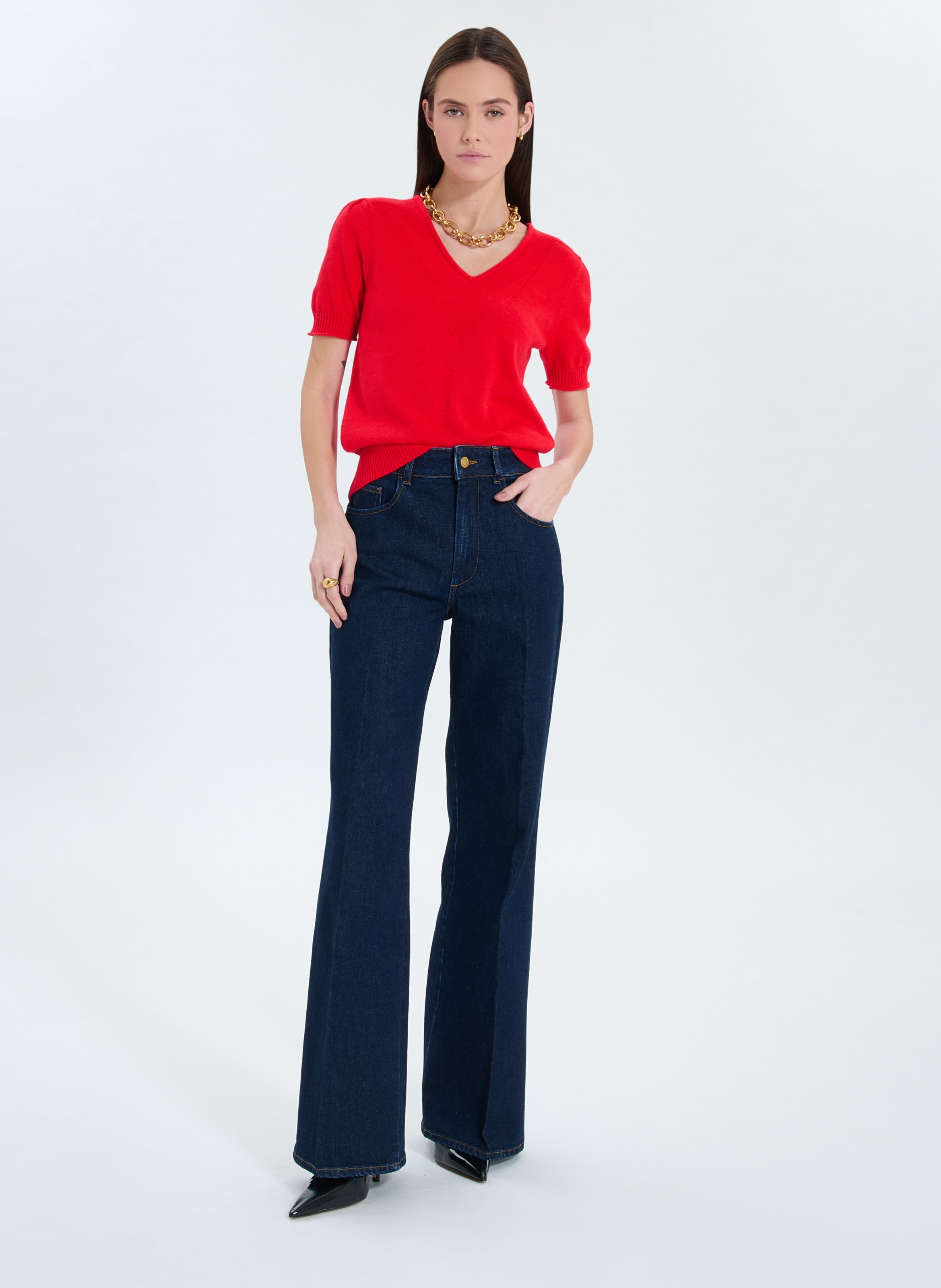 Pull narvi ZAPA Rouge