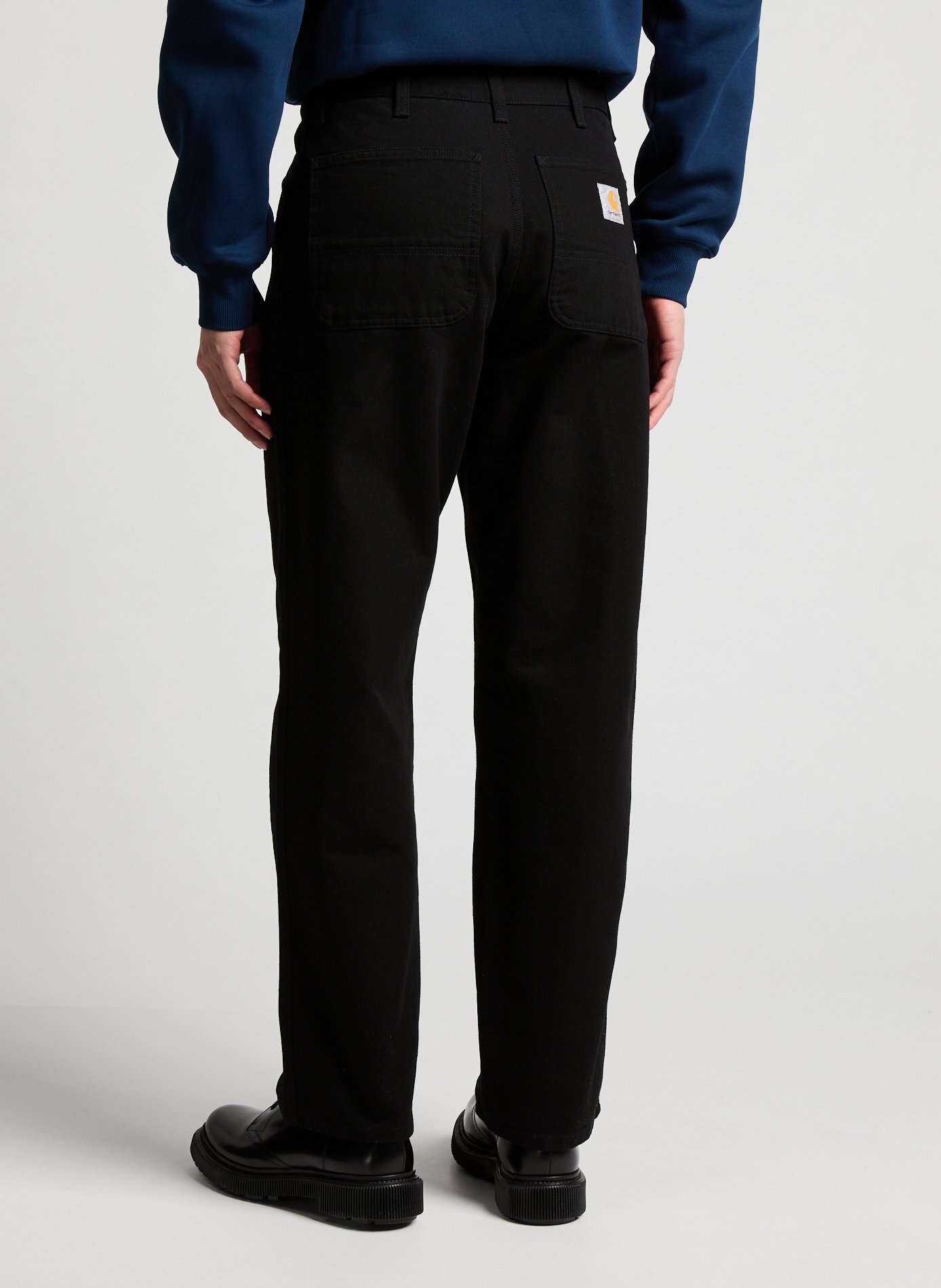 Straight-cut organic cotton jeans CARHARTT WIP Black