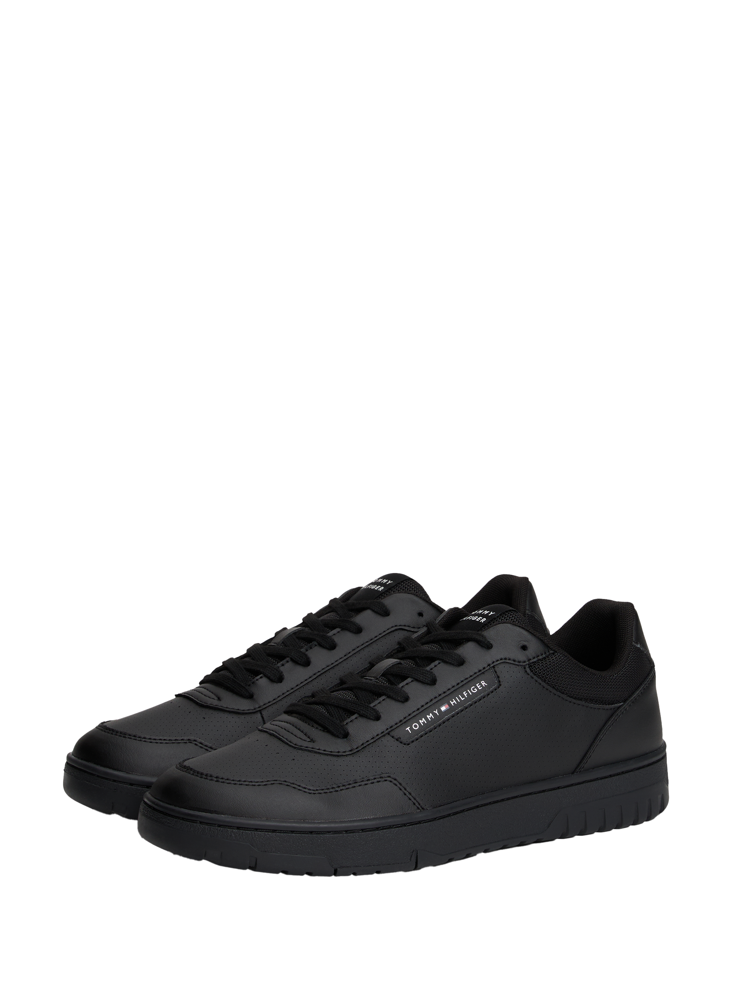 Leather sneakers TOMMY HILFIGER Black