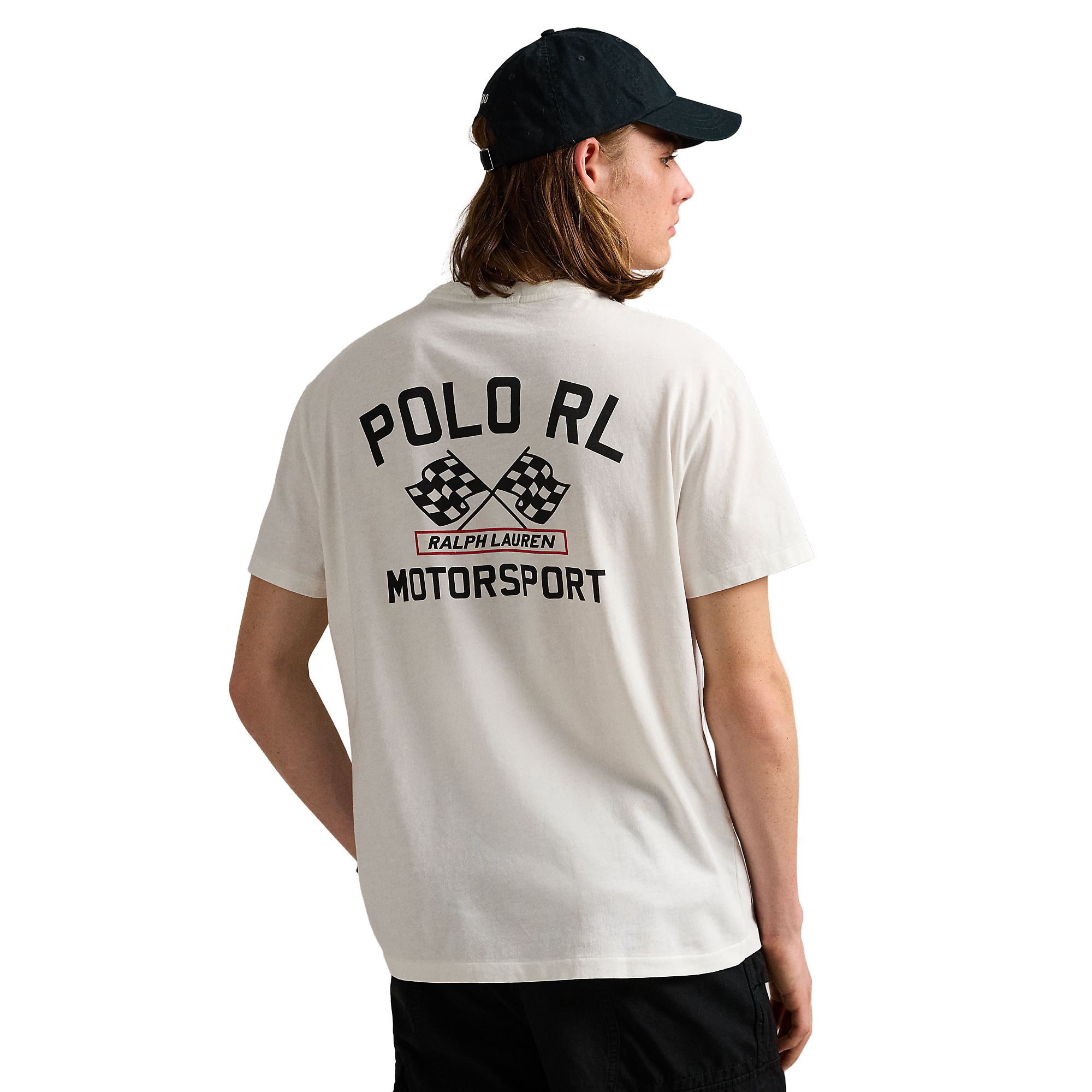 T-shirt droit en coton POLO RALPH LAUREN Blanc
