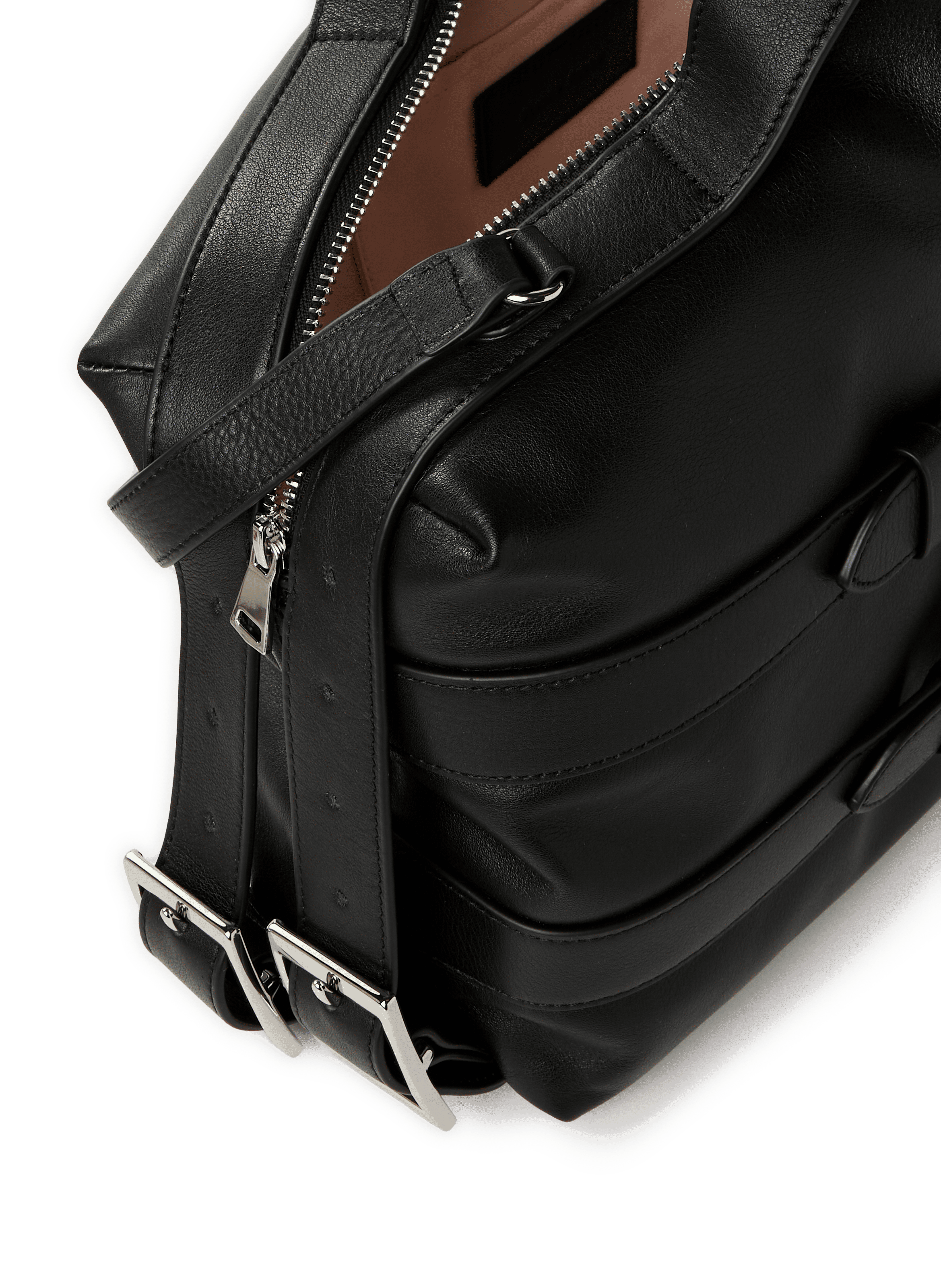 Leather belt bag SIMONE ROCHA Black