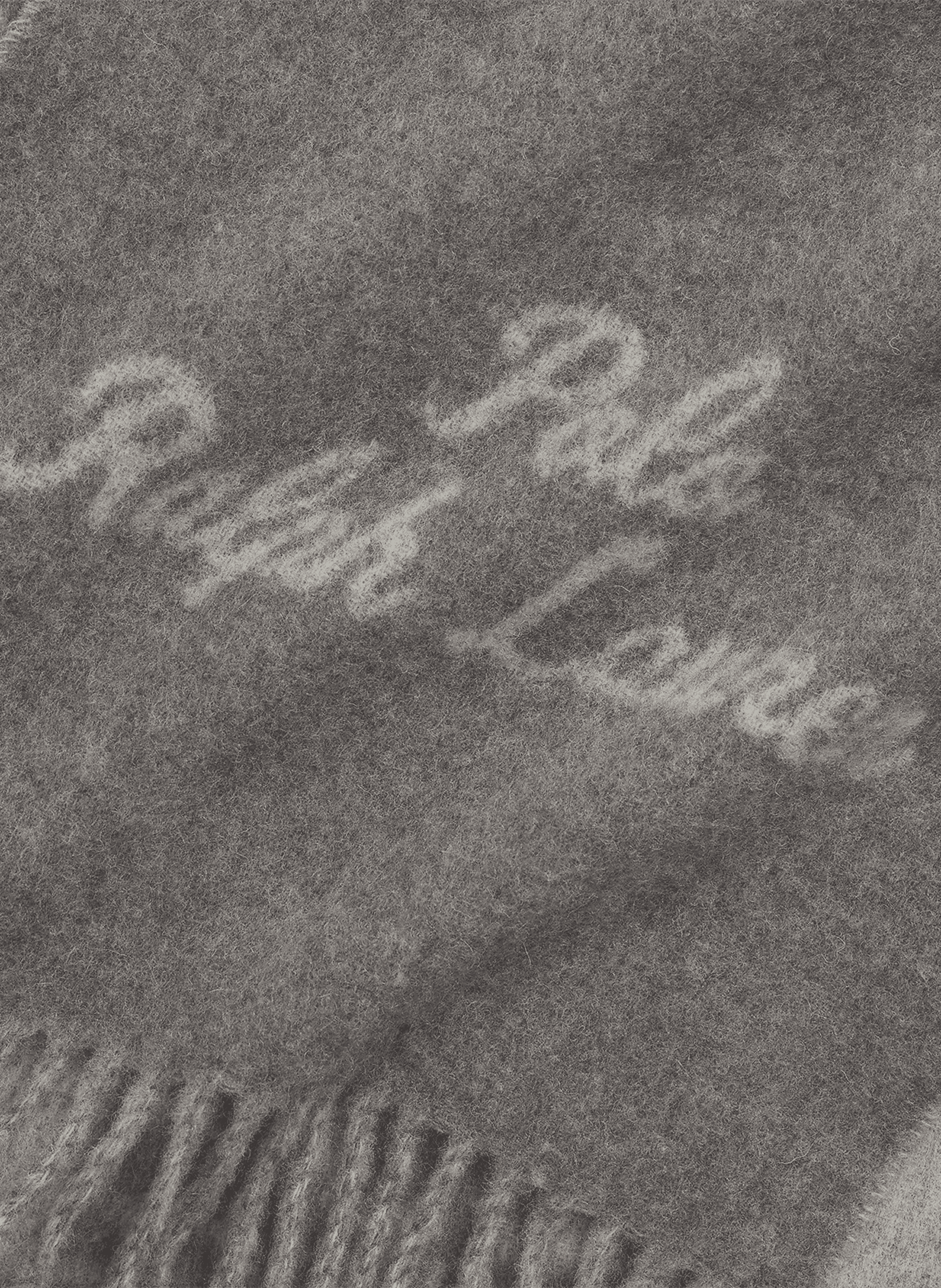 Wool-blend scarf POLO RALPH LAUREN Grey