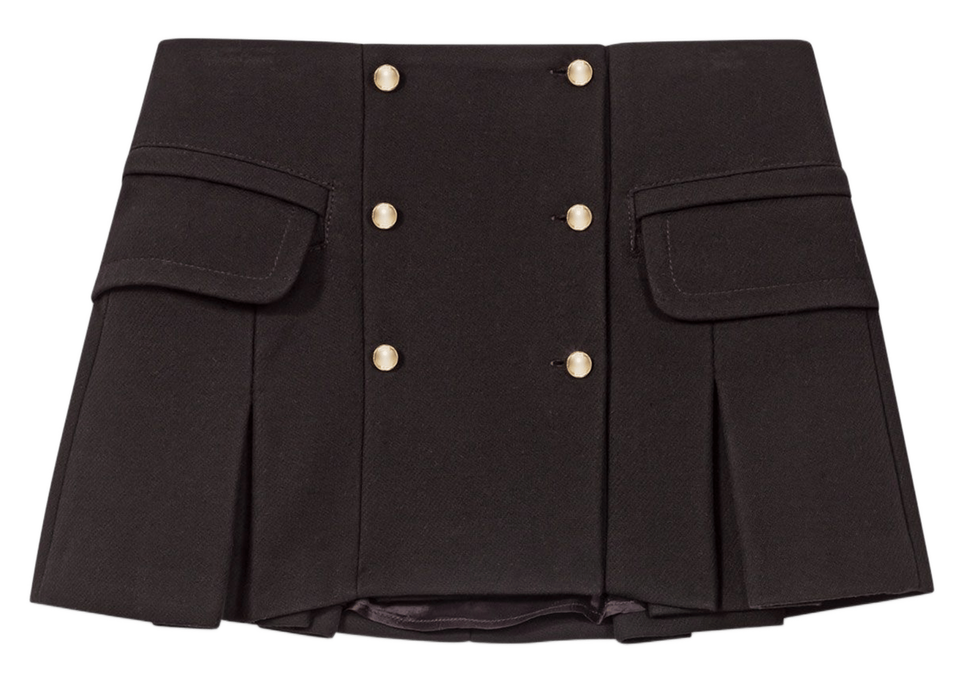 Jupe courte tailleur MAJE Noir