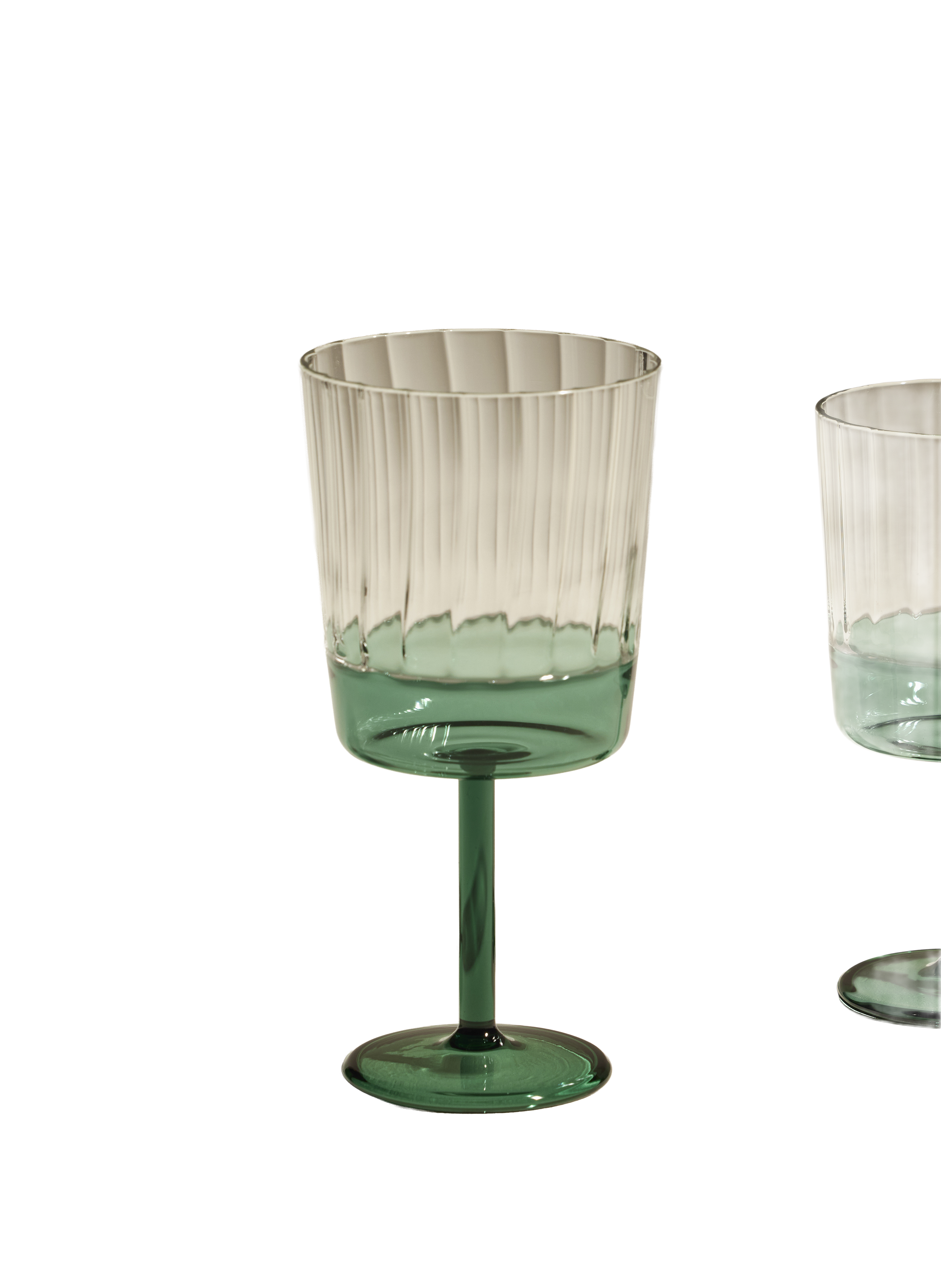 Verre à eau eclat MAISON SARAH LAVOINE Bleu