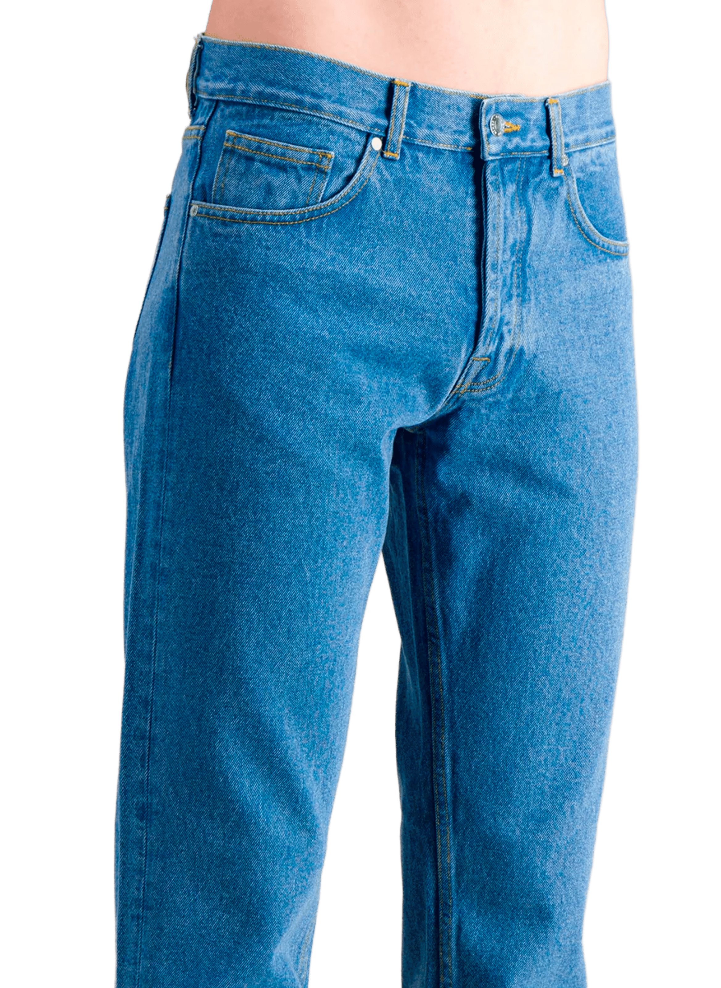 Straight cotton jeans ATELIERS DE NIMES Blue