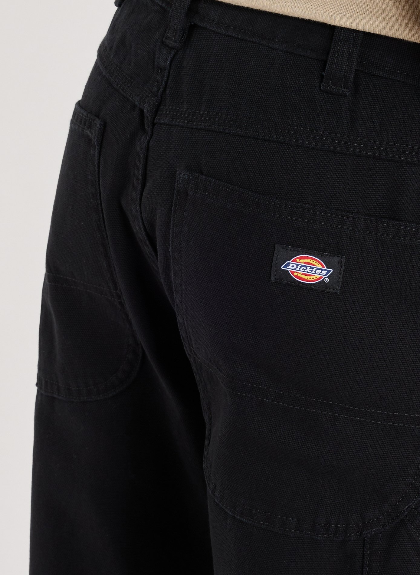 Straight cotton trousers DICKIES Black