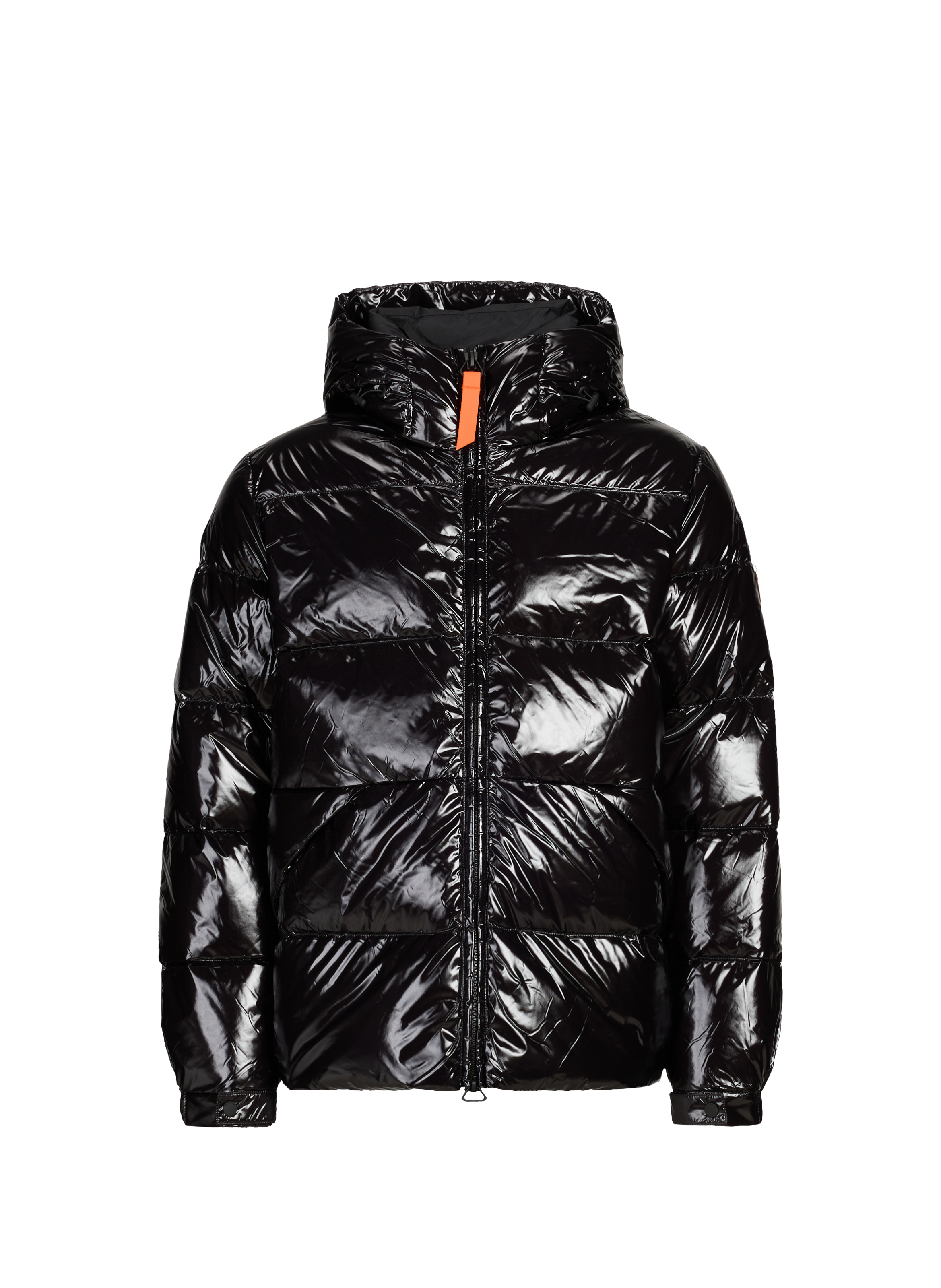 Hooded padded jacket Black by GERTRUDE ET GASTON GERTRUDE ET GASTON Hooded padded jacket Black