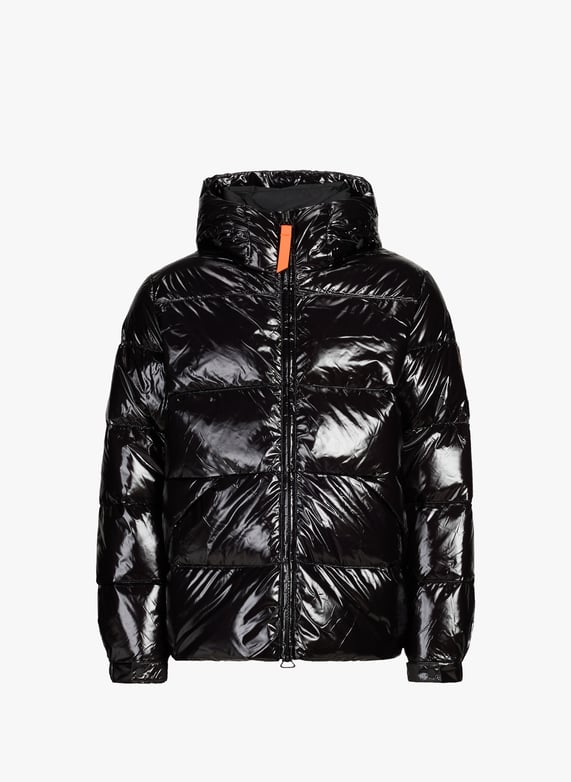 Hooded padded jacket | Black by GERTRUDE ET GASTON Hooded padded jacket Black