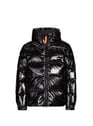 Hooded padded jacket | Black by GERTRUDE ET GASTON GERTRUDE ET GASTON Hooded padded jacket | Black