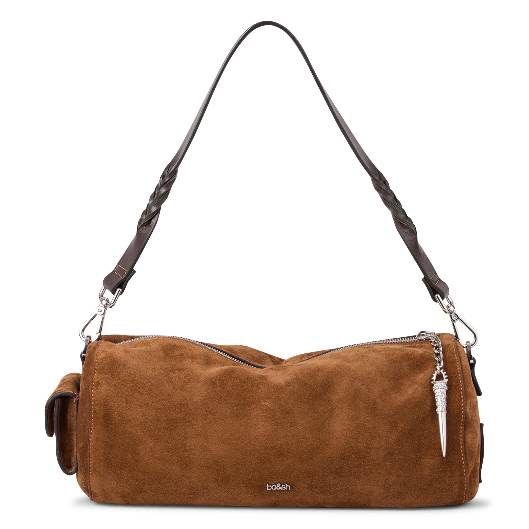 Sac polochon suédé à poches beni s BA&SH Marron