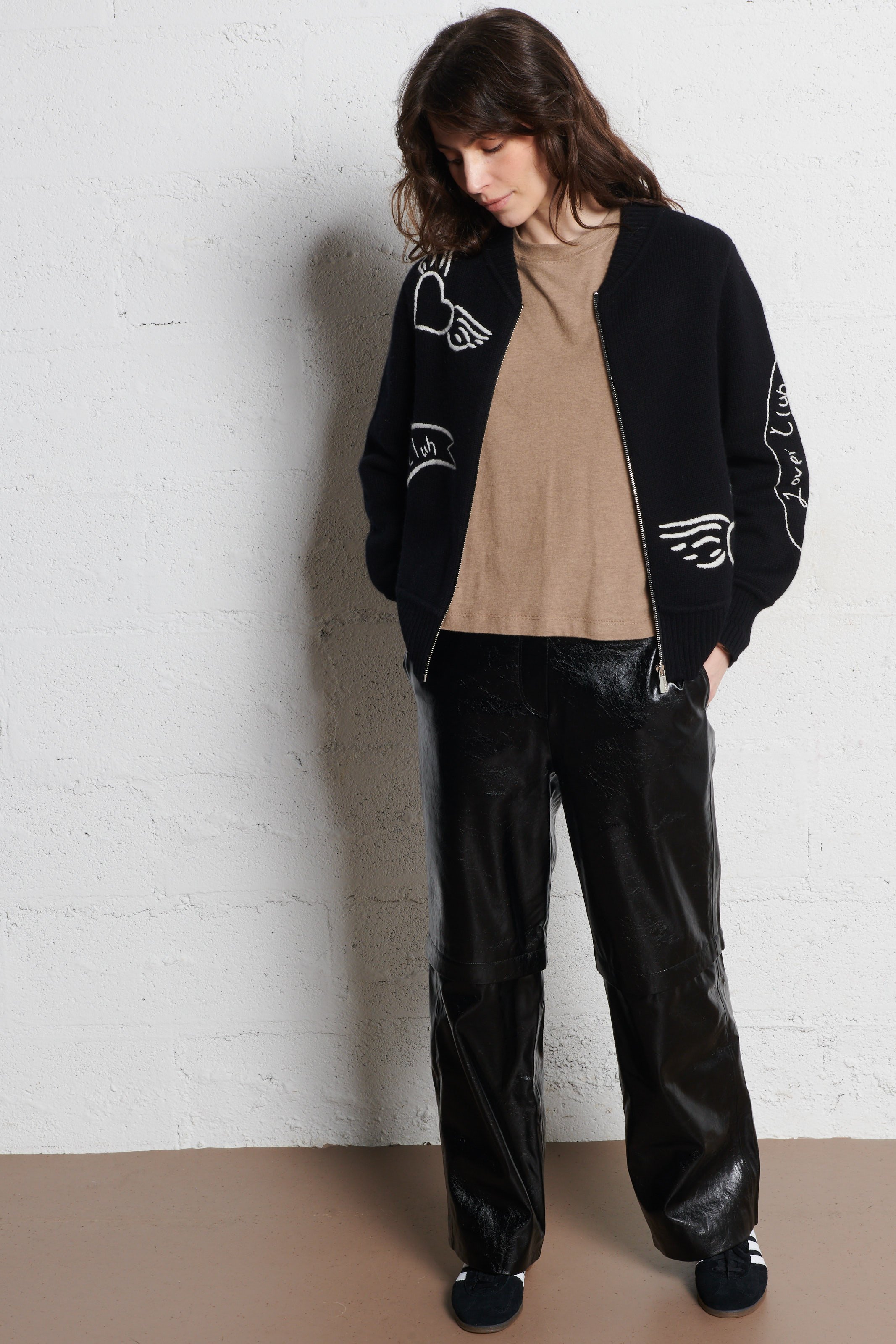 Pull col rond en coton mélangé Ypawood AMERICAN VINTAGE Marron