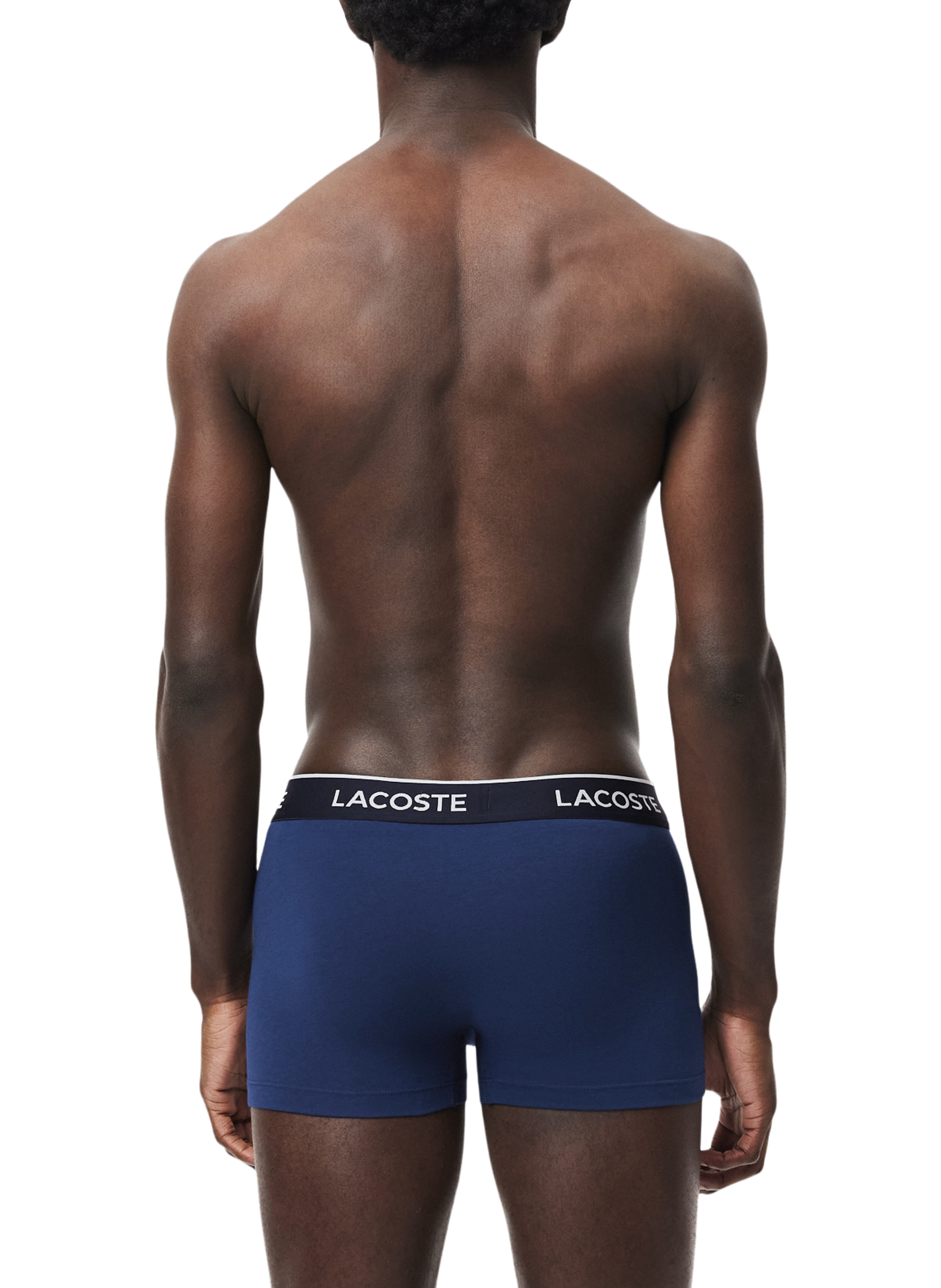 Lot de 3 boxers en coton mélangé LACOSTE Multicolore