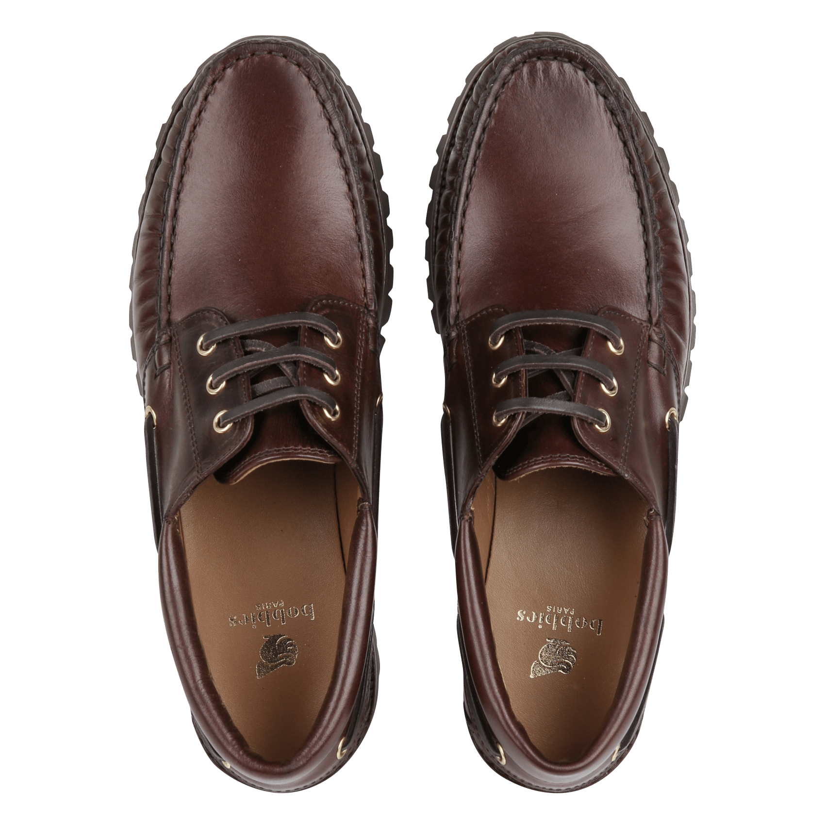 Derbies en cuir betlem BOBBIES Marron